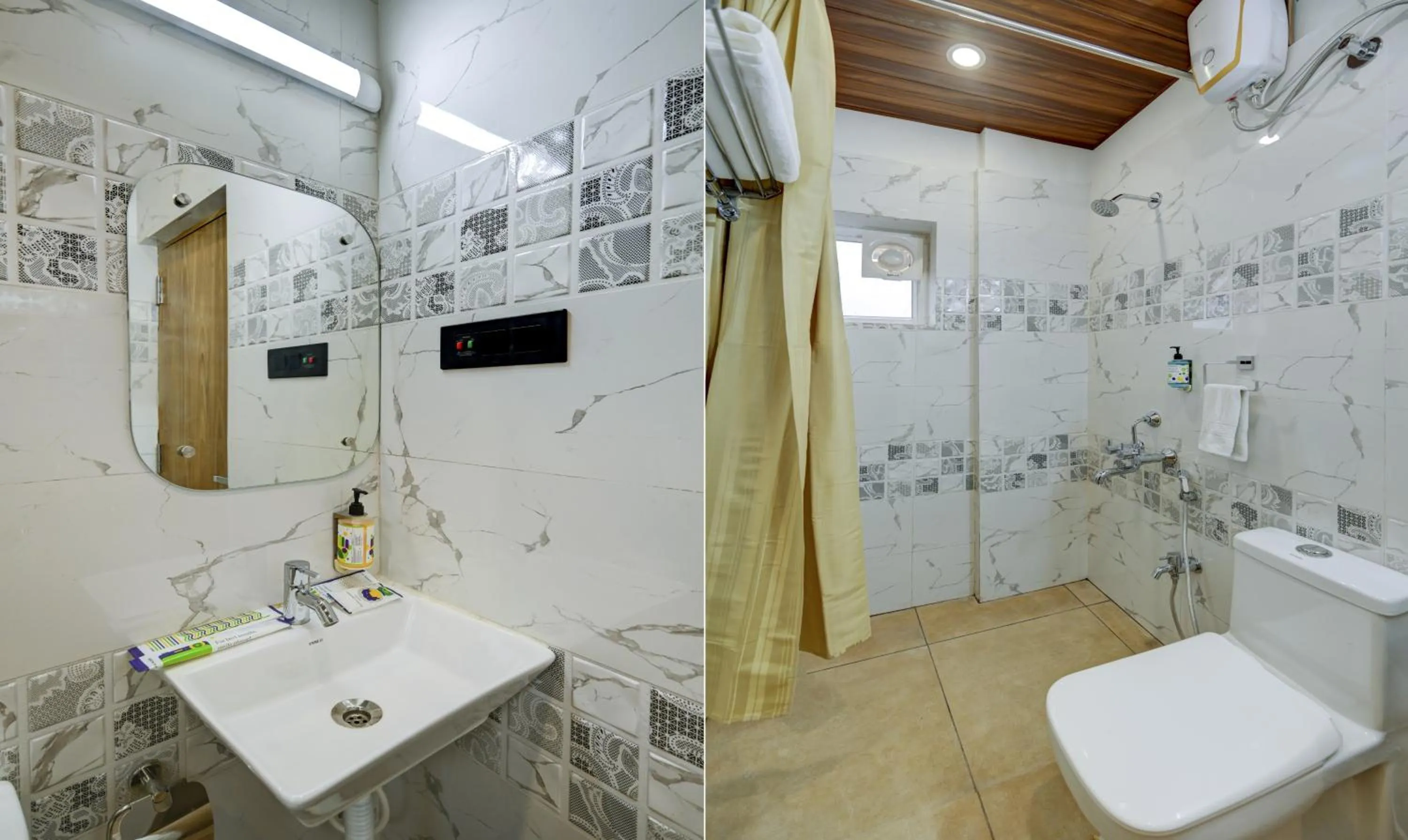 Toilet in Treebo Aasma Downtown