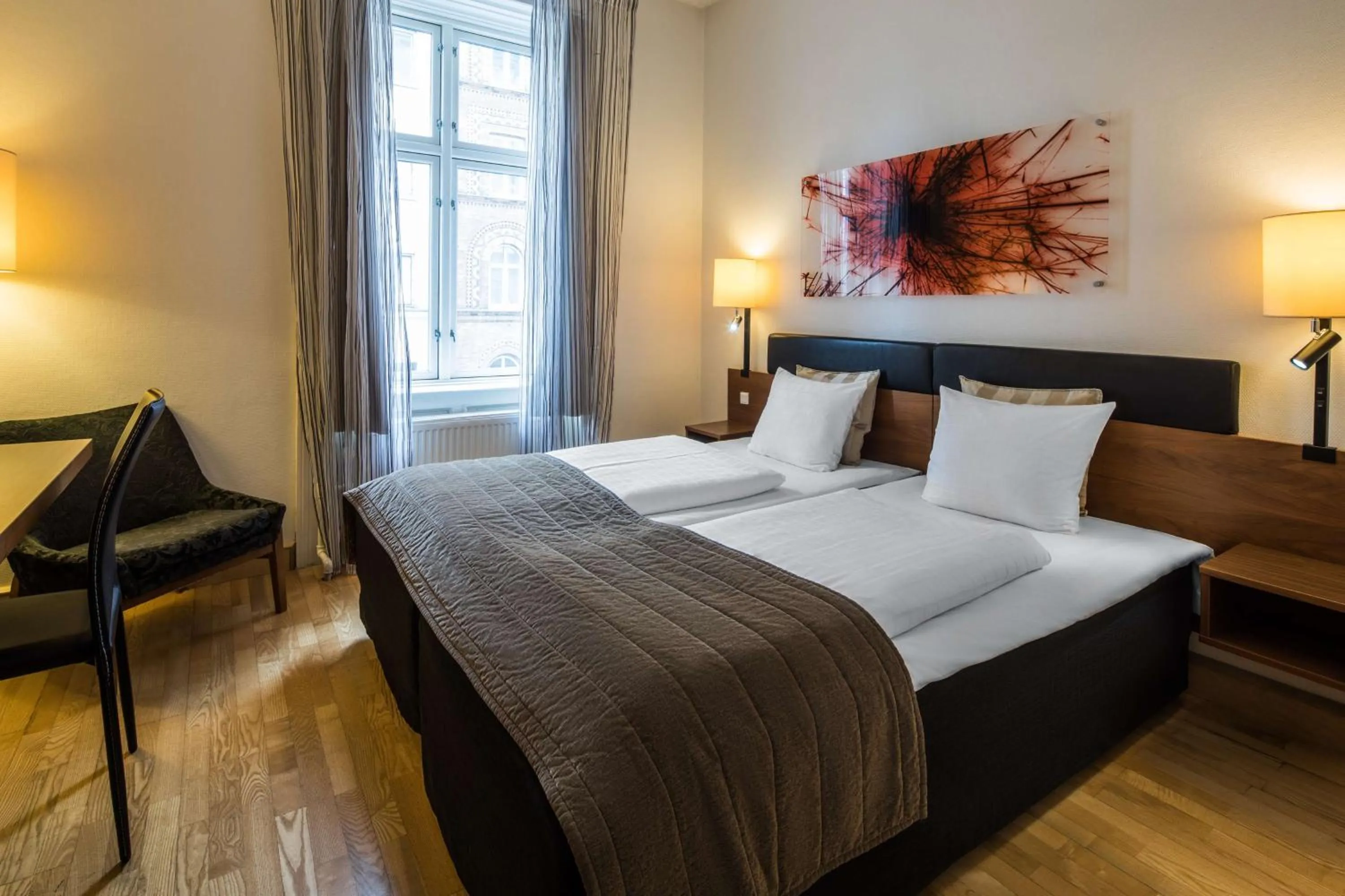 Bedroom, Bed in Scandic Webers