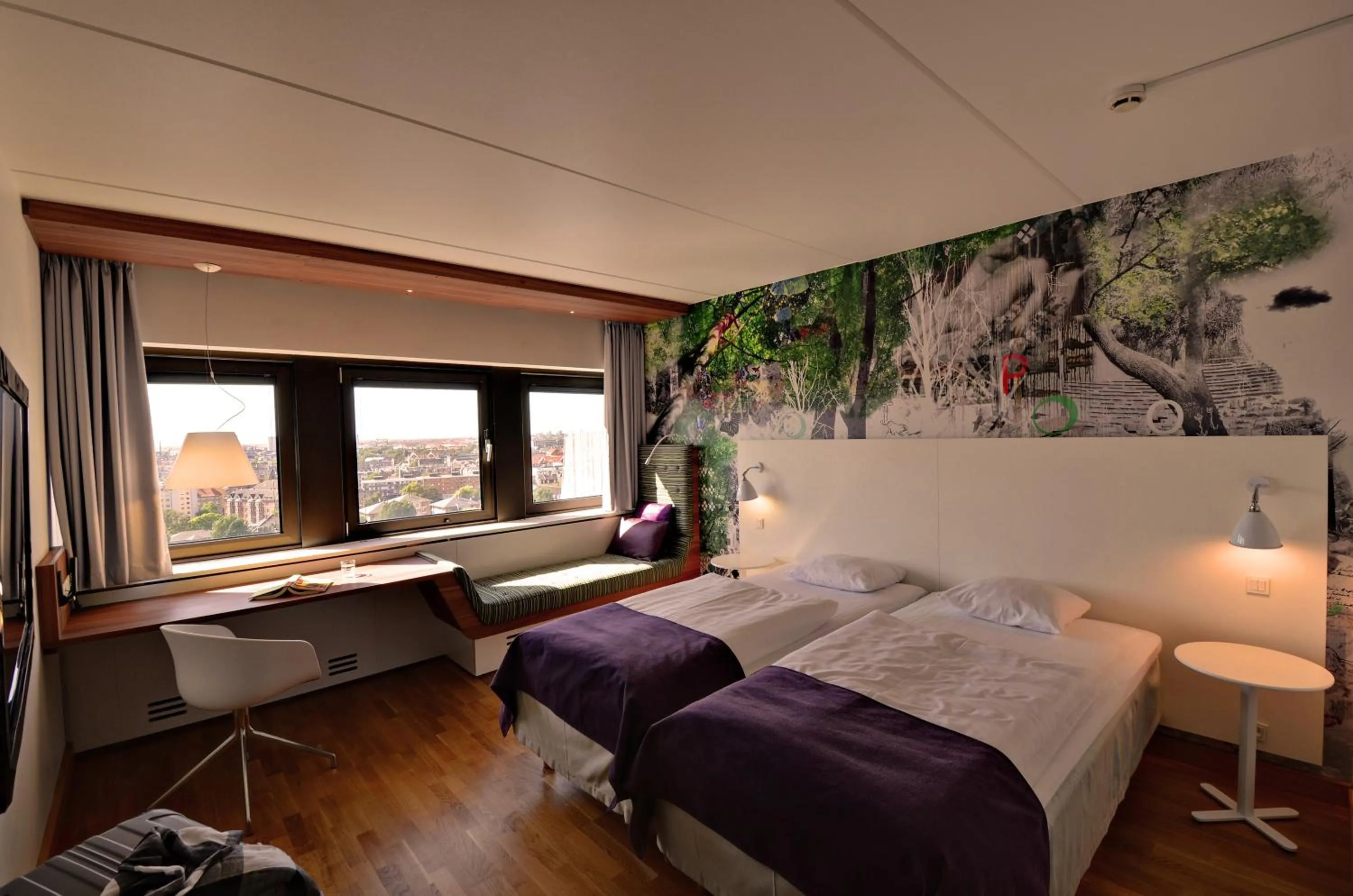 Bed in Scandic Copenhagen