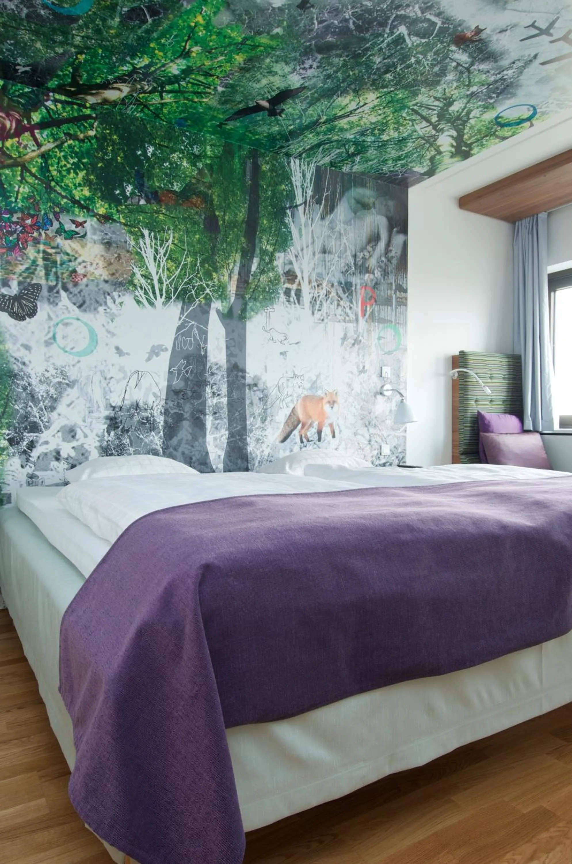 Bed in Scandic Copenhagen