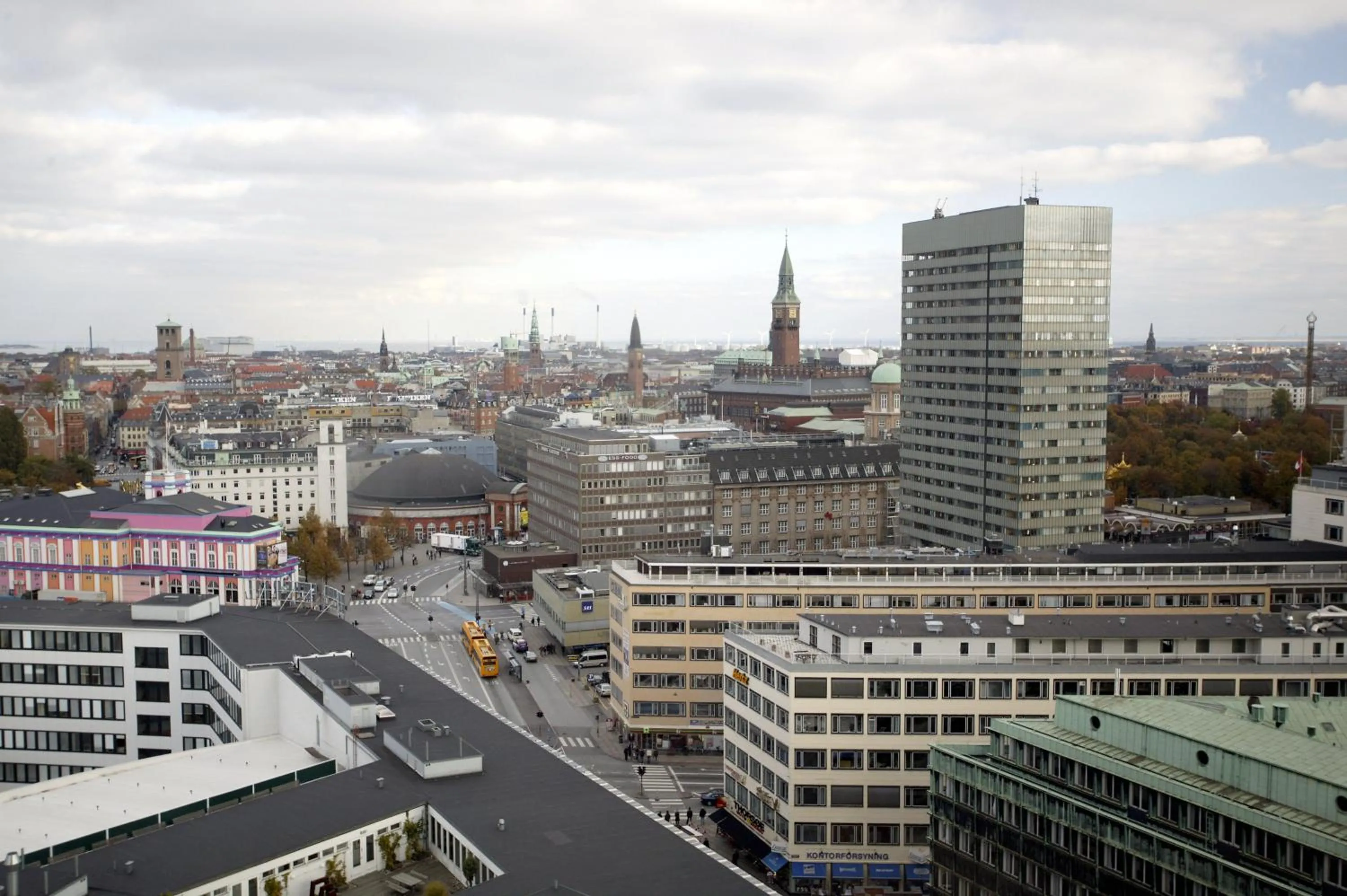 City view in Scandic Copenhagen