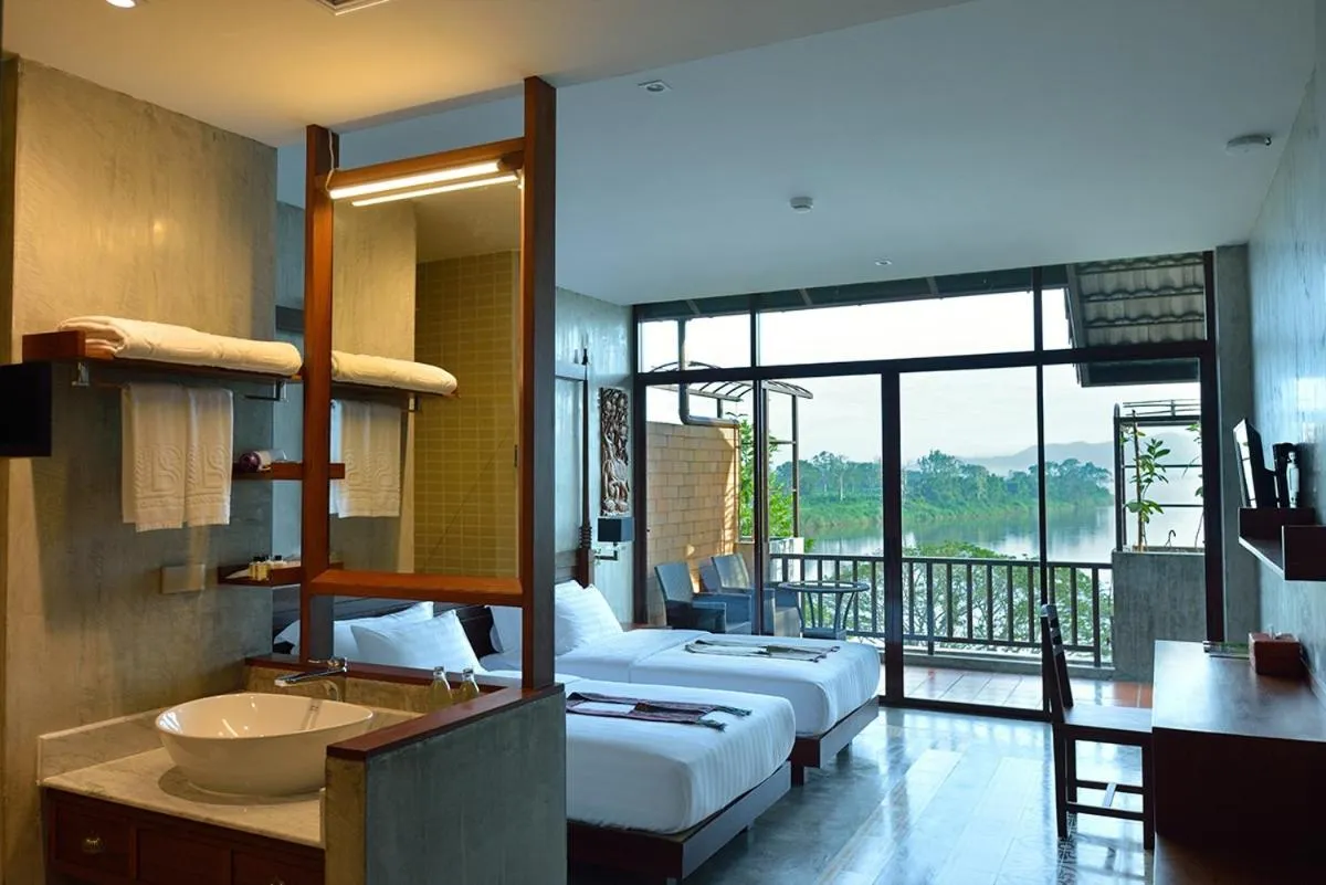 River view, Bed in Bansaeo Garden and Resort