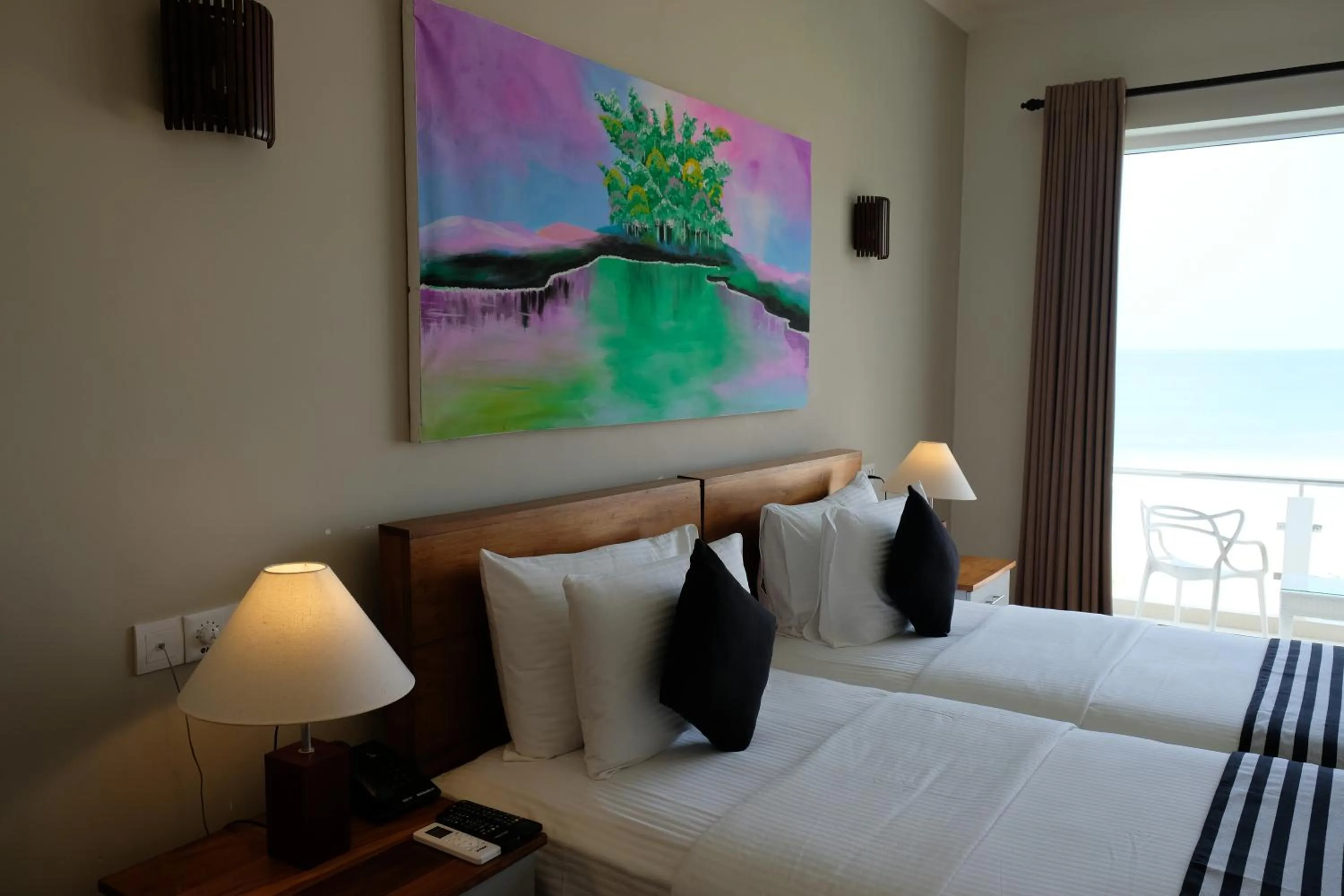 Photo of the whole room, Bed in Twenty-Two Weligambay