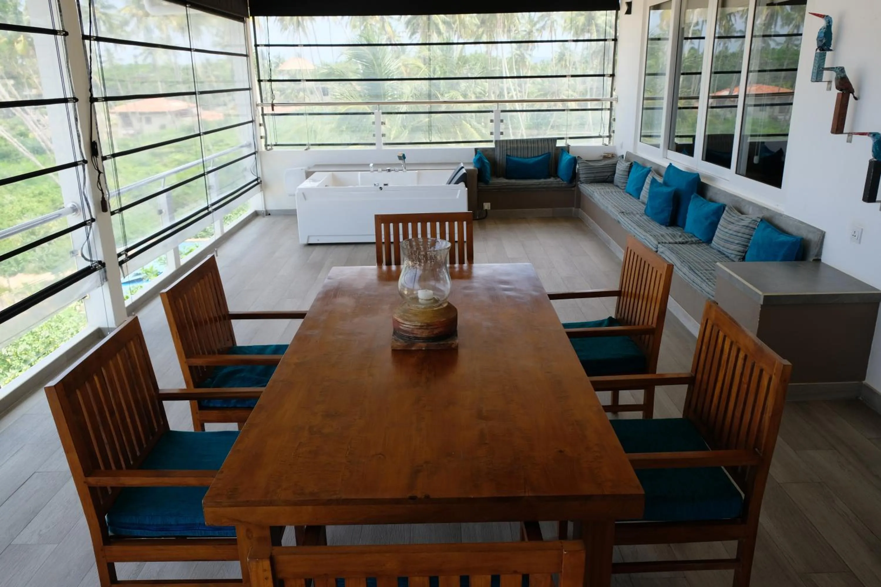 Seating area in Twenty-Two Weligambay