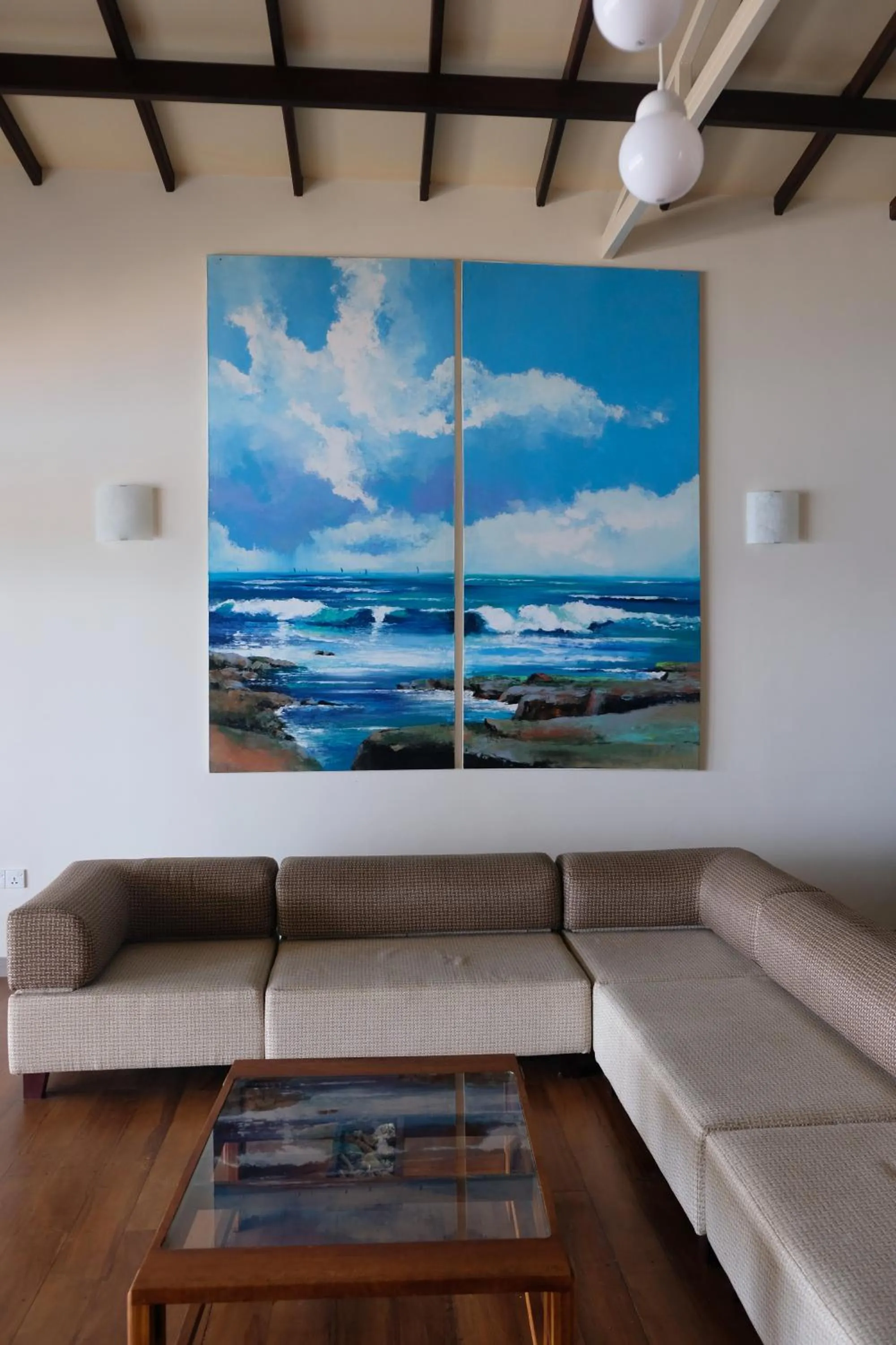 Seating area in Twenty-Two Weligambay