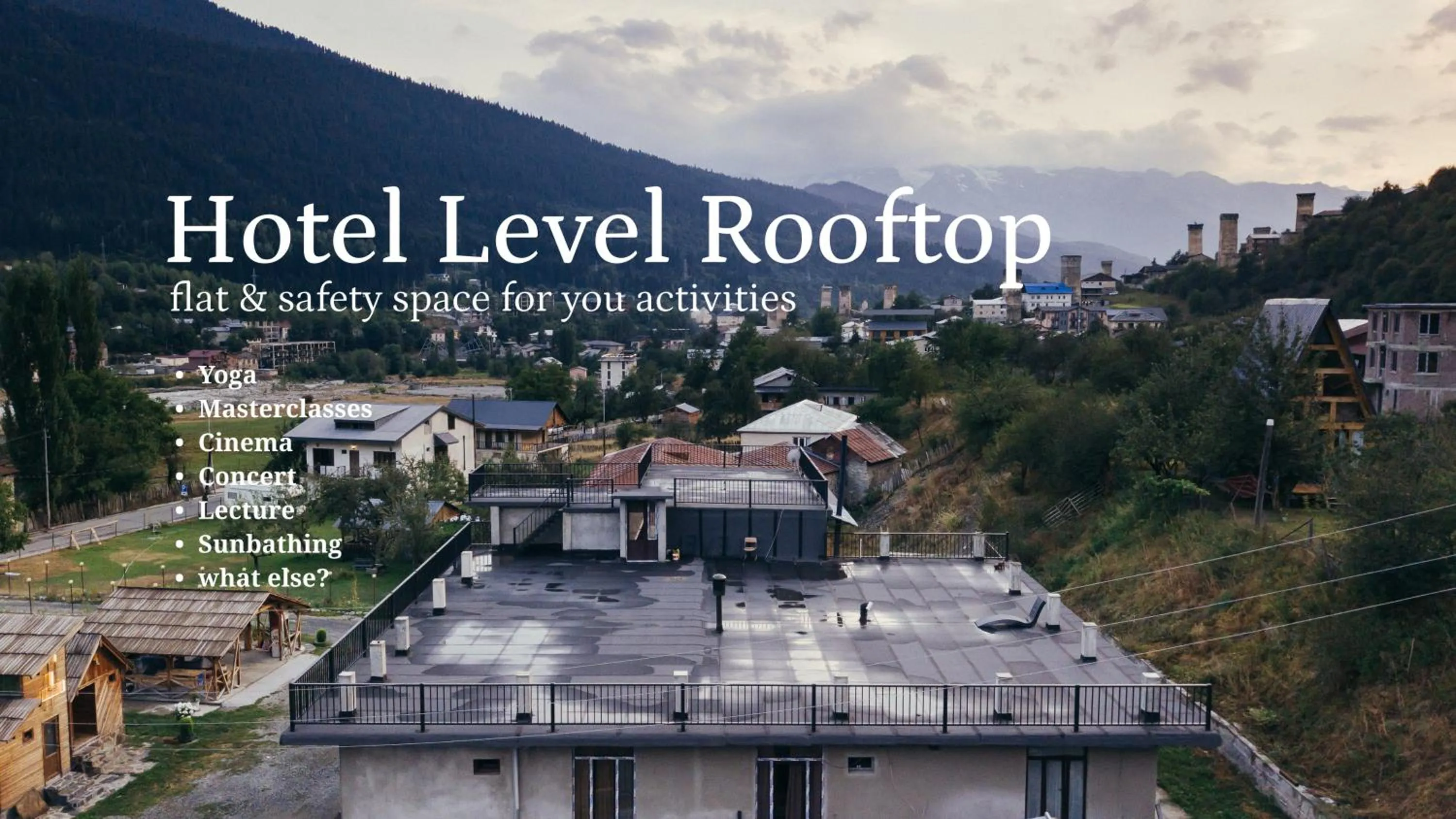 City view, Bird's-eye View in Hotel Level