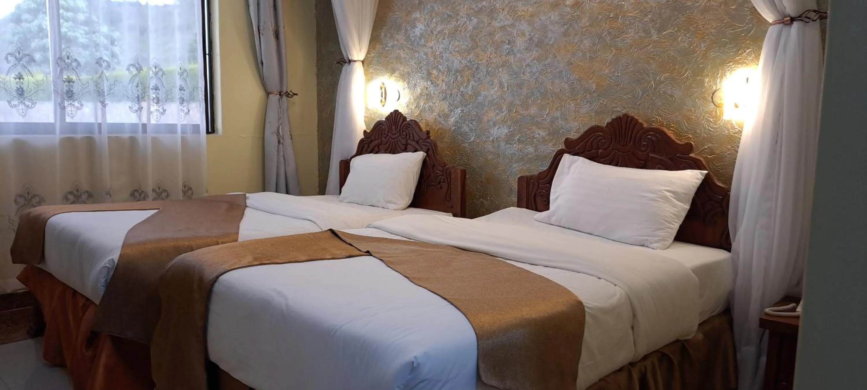 Bed in Epashikino Resort & Spa