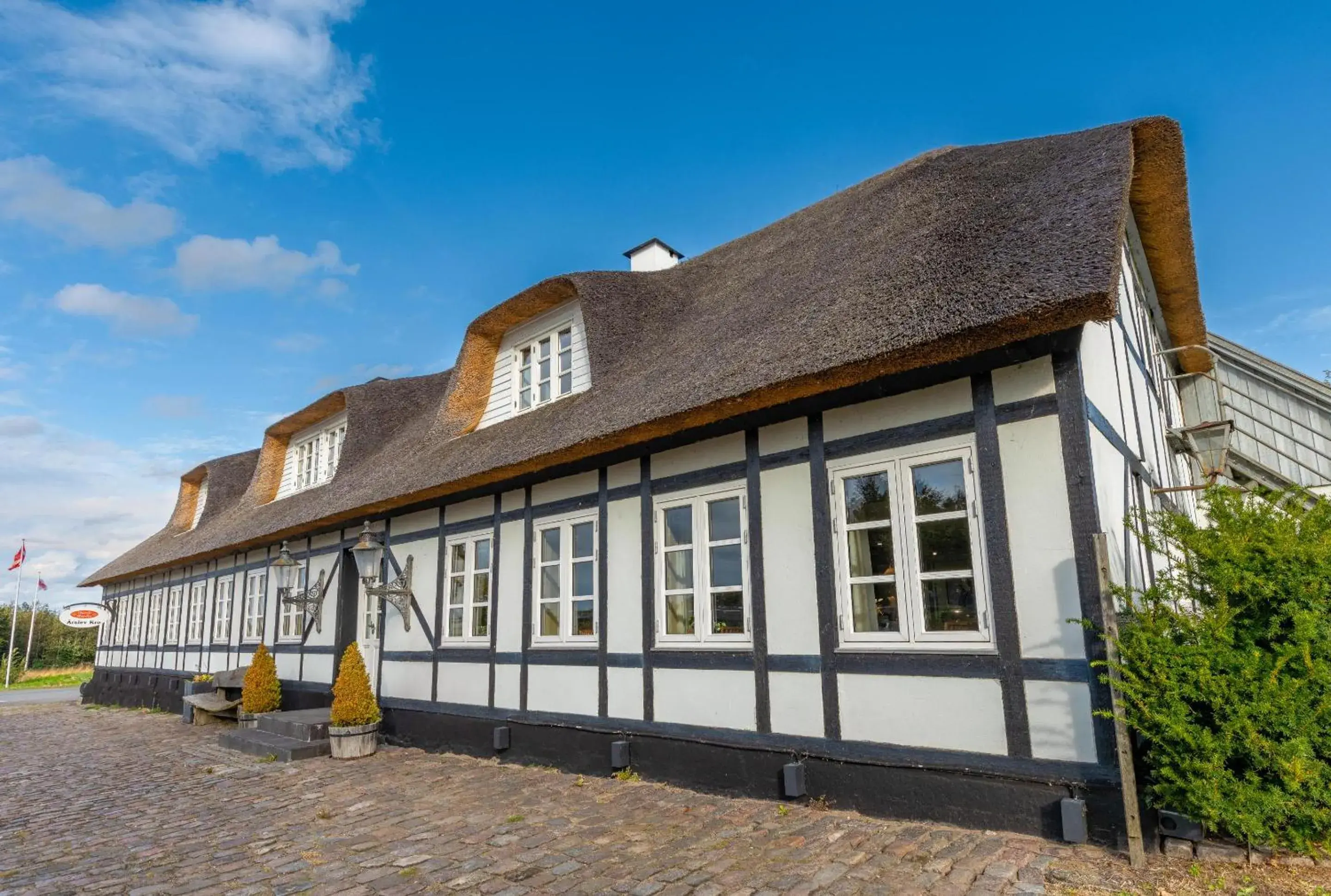 Property building in Hotel Aarslev Kro Property building in Hotel Aarslev Kro