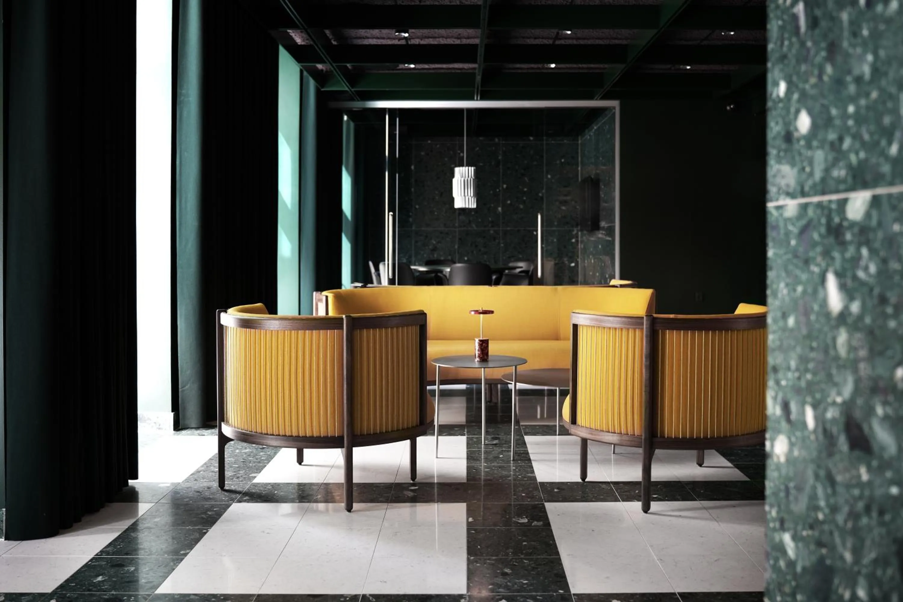 Seating area in Hotel Hans