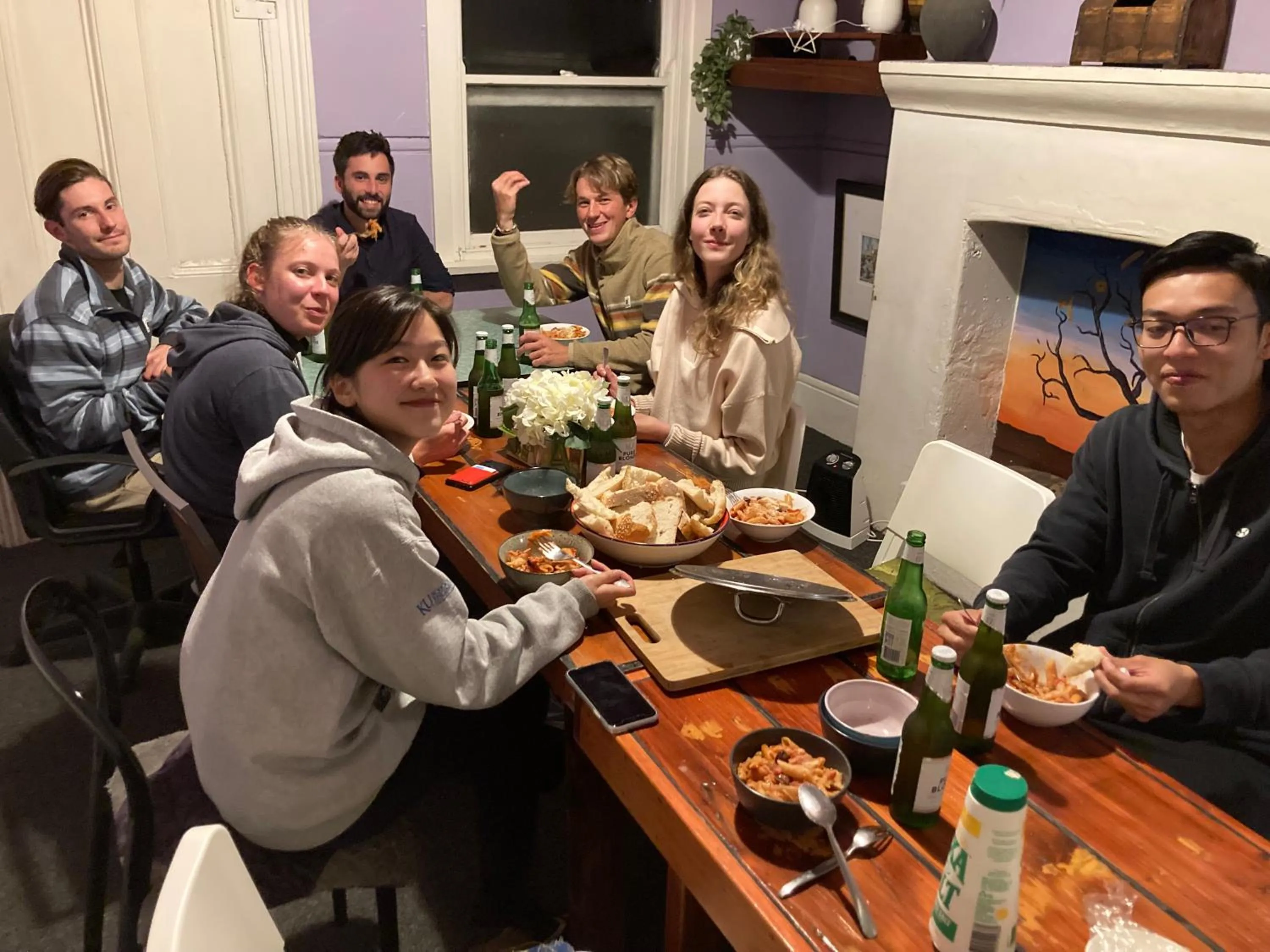 Dining area in Flying Fox Backpackers