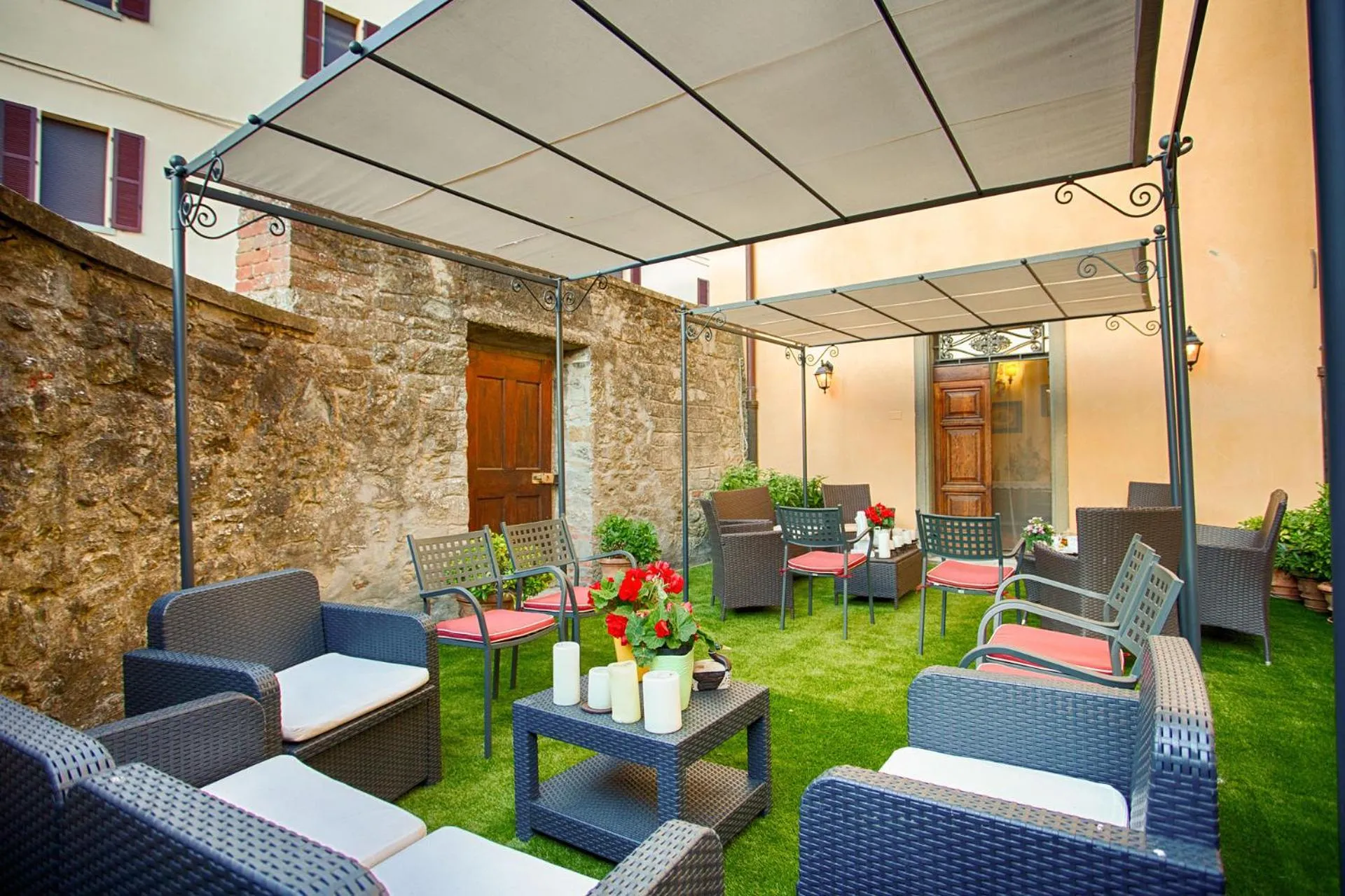 Patio in Hotel Villa Marsili