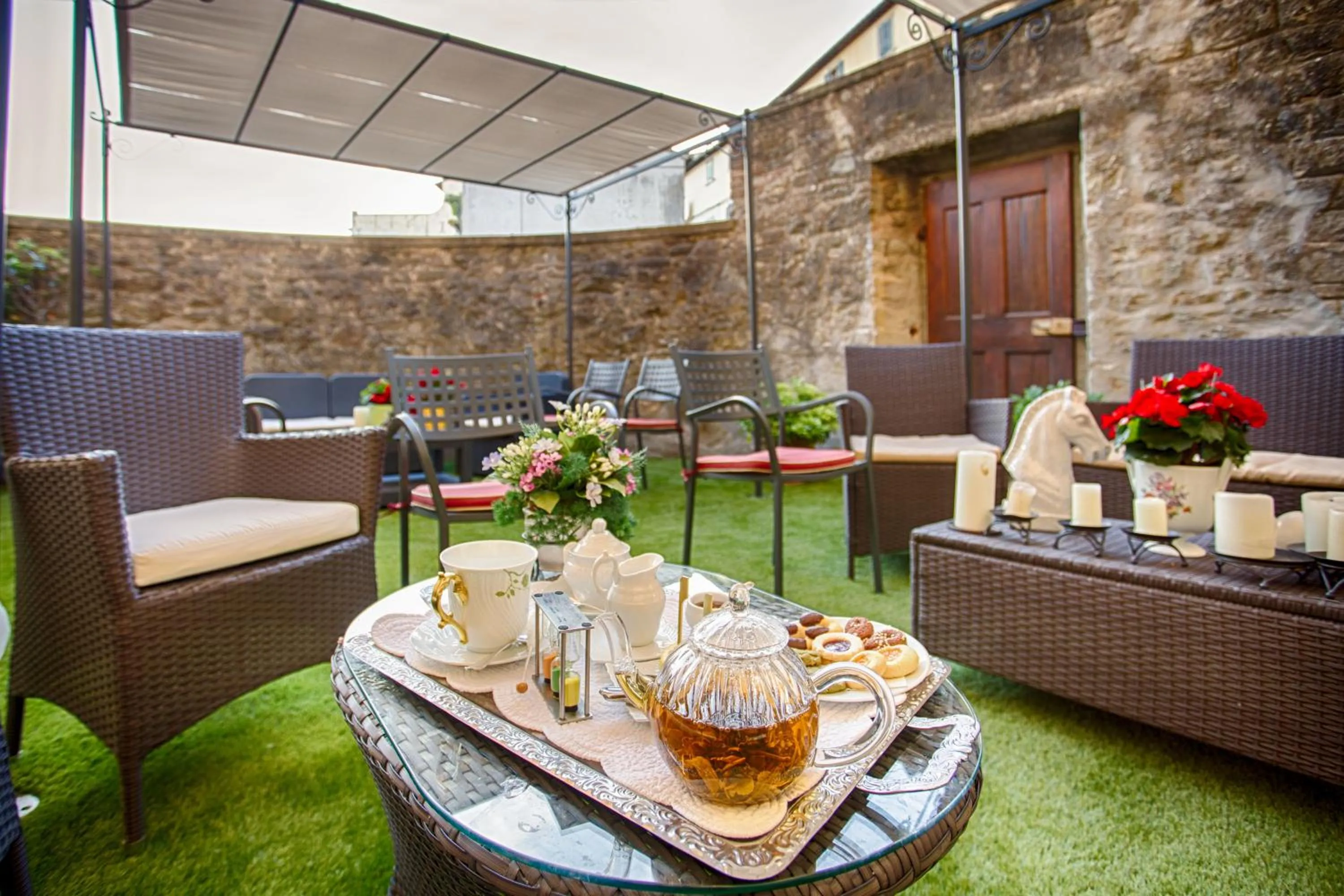 Patio in Hotel Villa Marsili