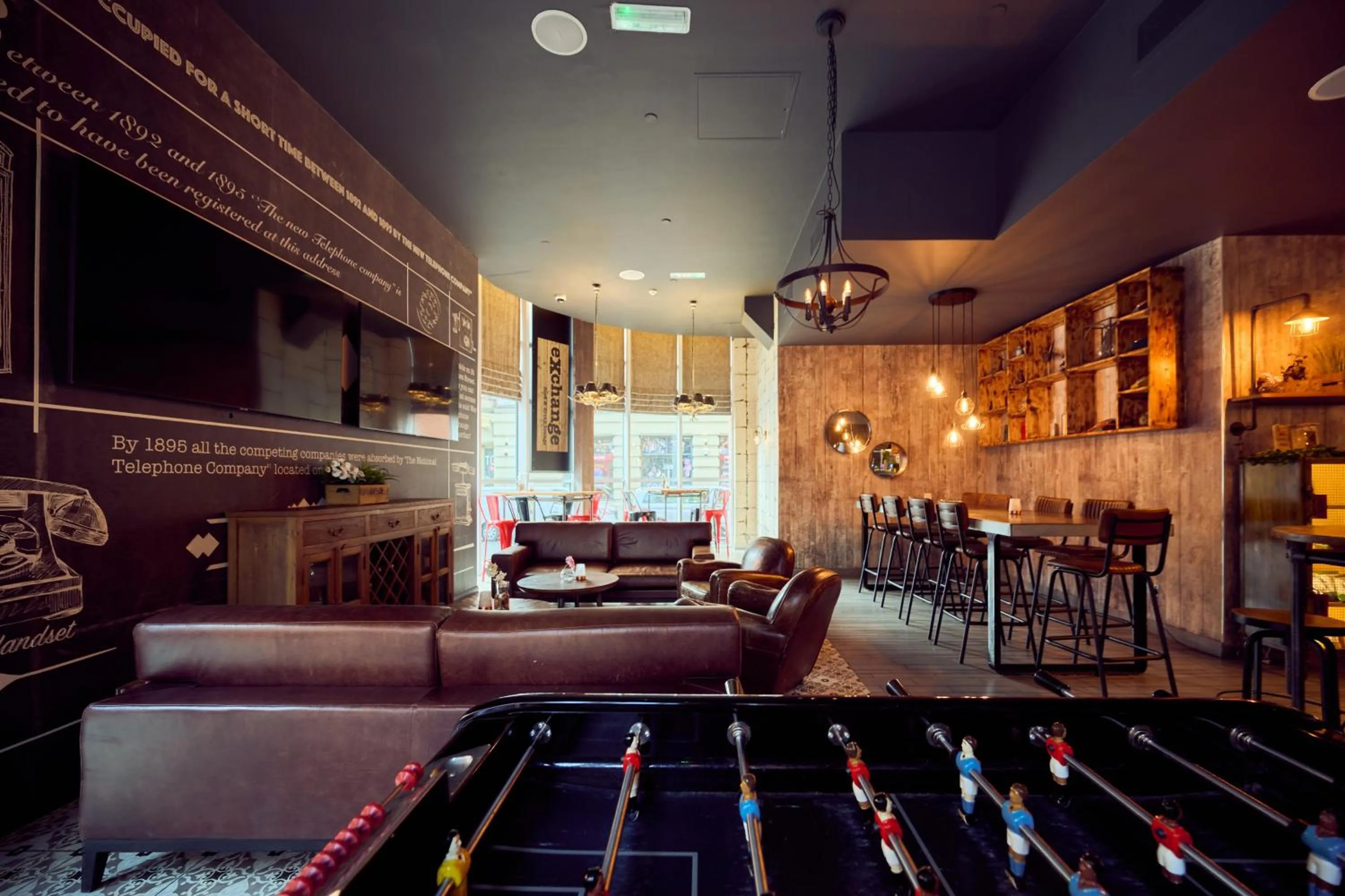 Communal lounge/ TV room in a&o Manchester City Centre