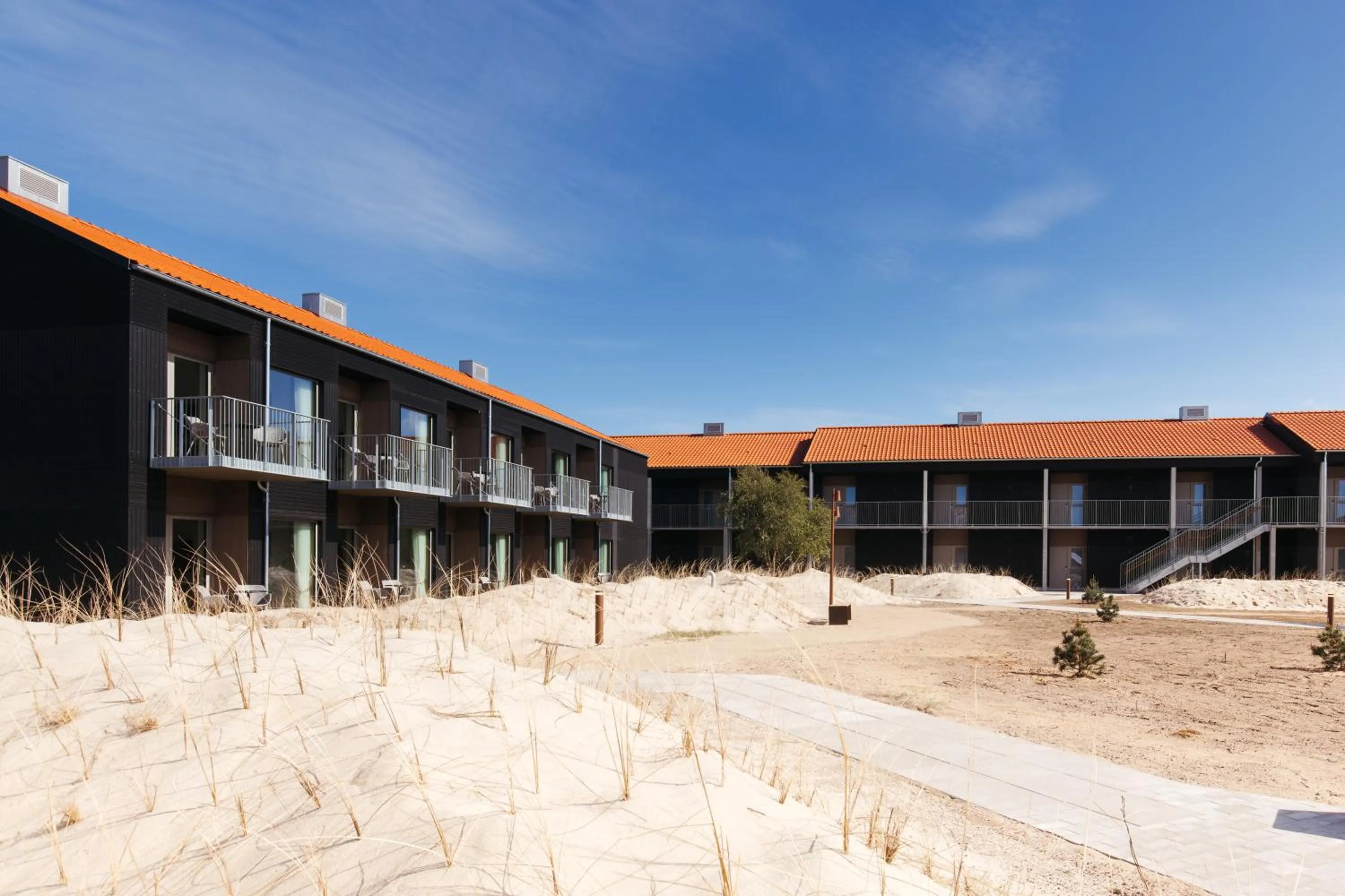 Property building in Color Hotel Skagen