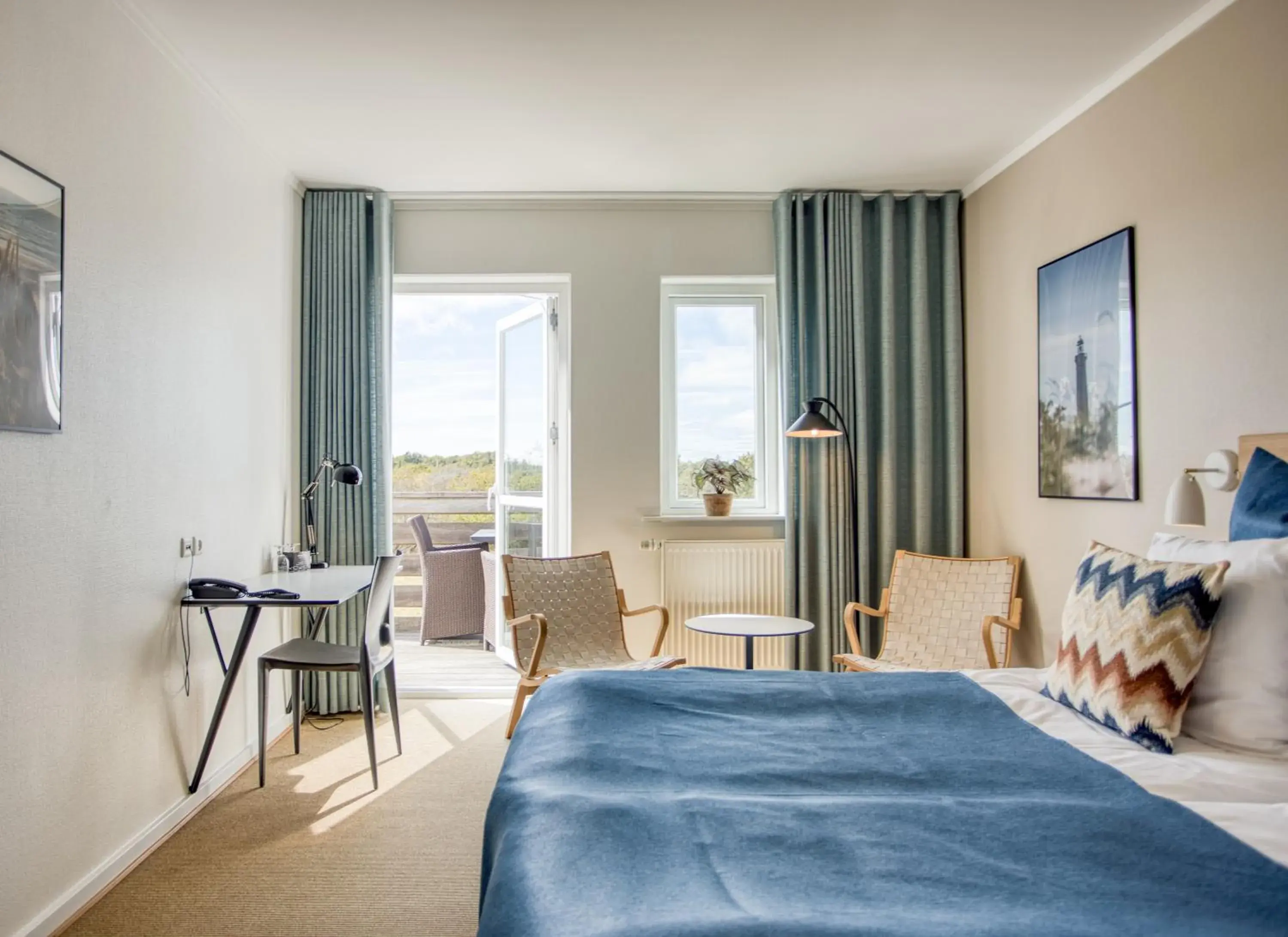 View (from property/room), Bed in Color Hotel Skagen View (from property/room), Bed in Color Hotel Skagen