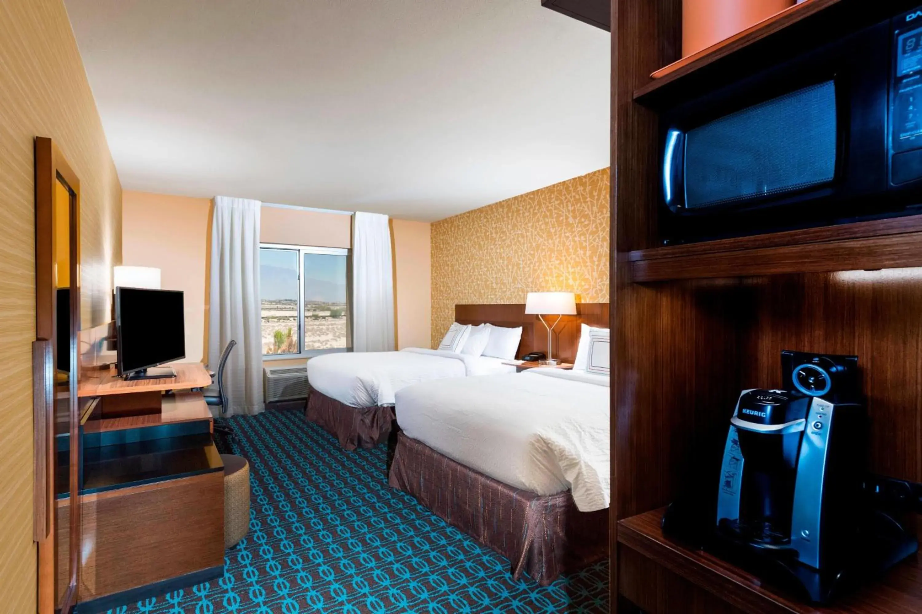 Guest Room with Two Queen Beds in Fairfield by Marriott Inn & Suites Palm Desert Coachella Valley Guest Room with Two Queen Beds in Fairfield by Marriott Inn & Suites Palm Desert Coachella Valley