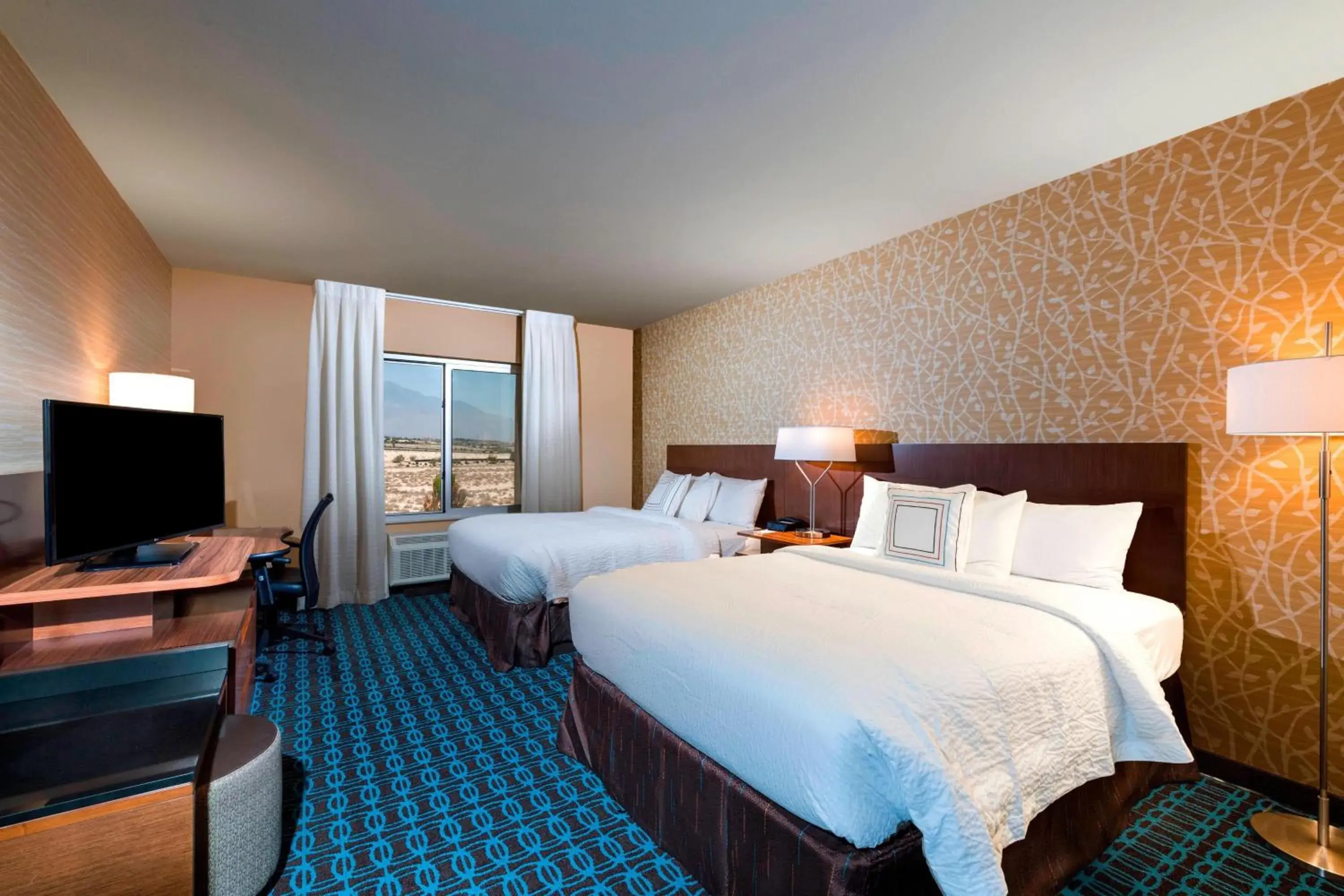 Queen Room with Two Queen Beds - Hearing Accessible in Fairfield by Marriott Inn & Suites Palm Desert Coachella Valley Queen Room with Two Queen Beds - Hearing Accessible in Fairfield by Marriott Inn & Suites Palm Desert Coachella Valley