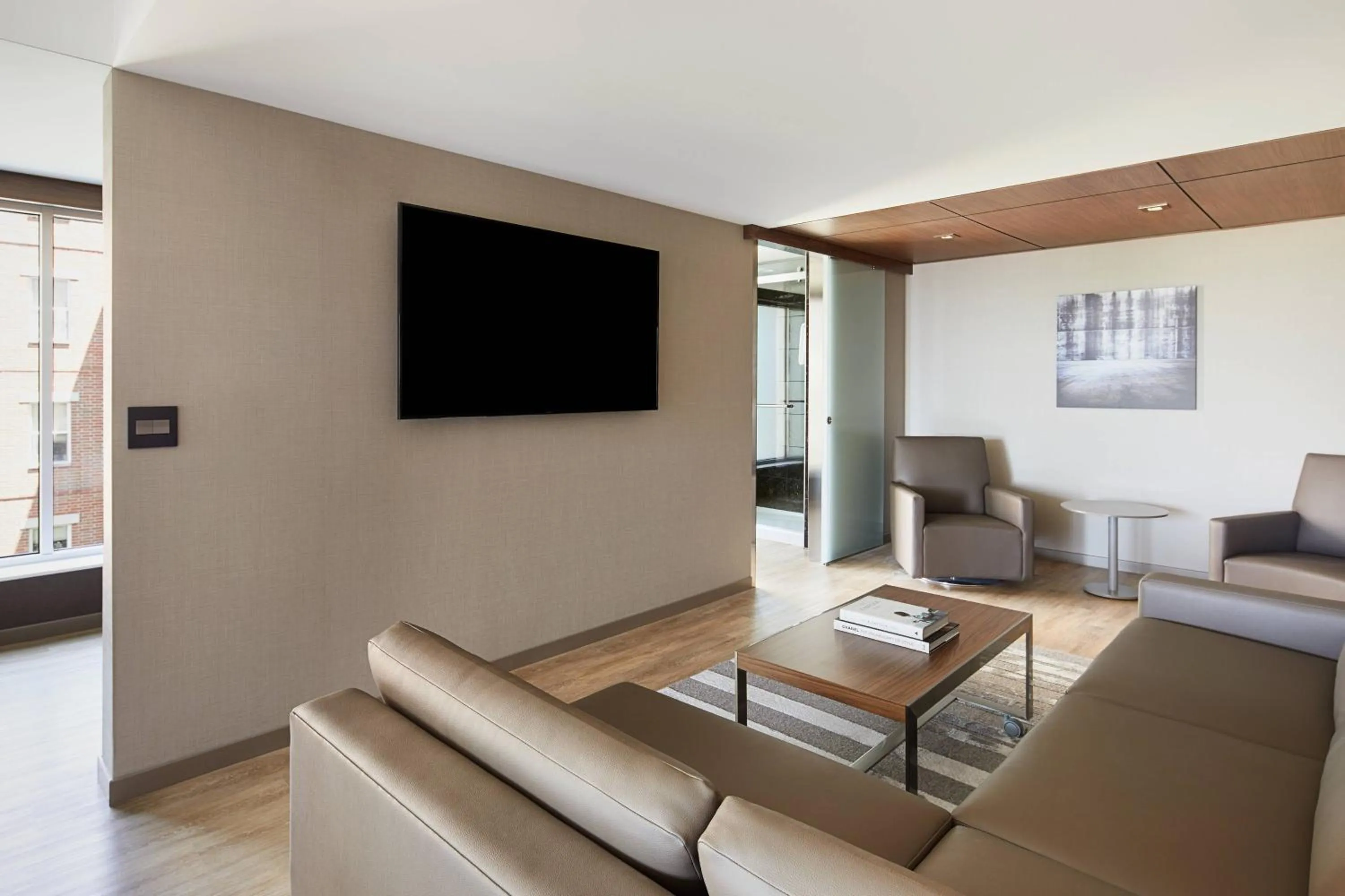 Living room in AC Hotel by Marriott Madison Downtown