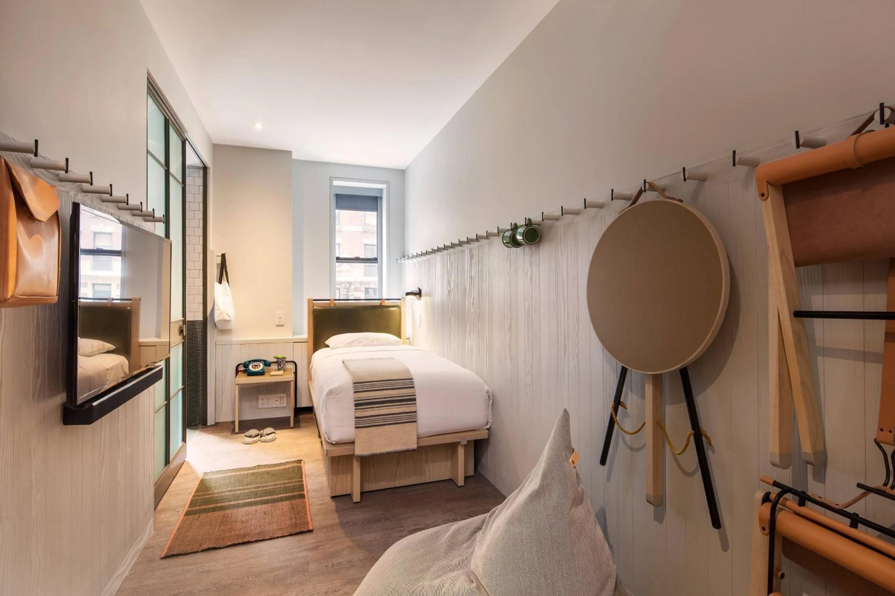 Photo of the whole room, Bed in MOXY NYC Times Square