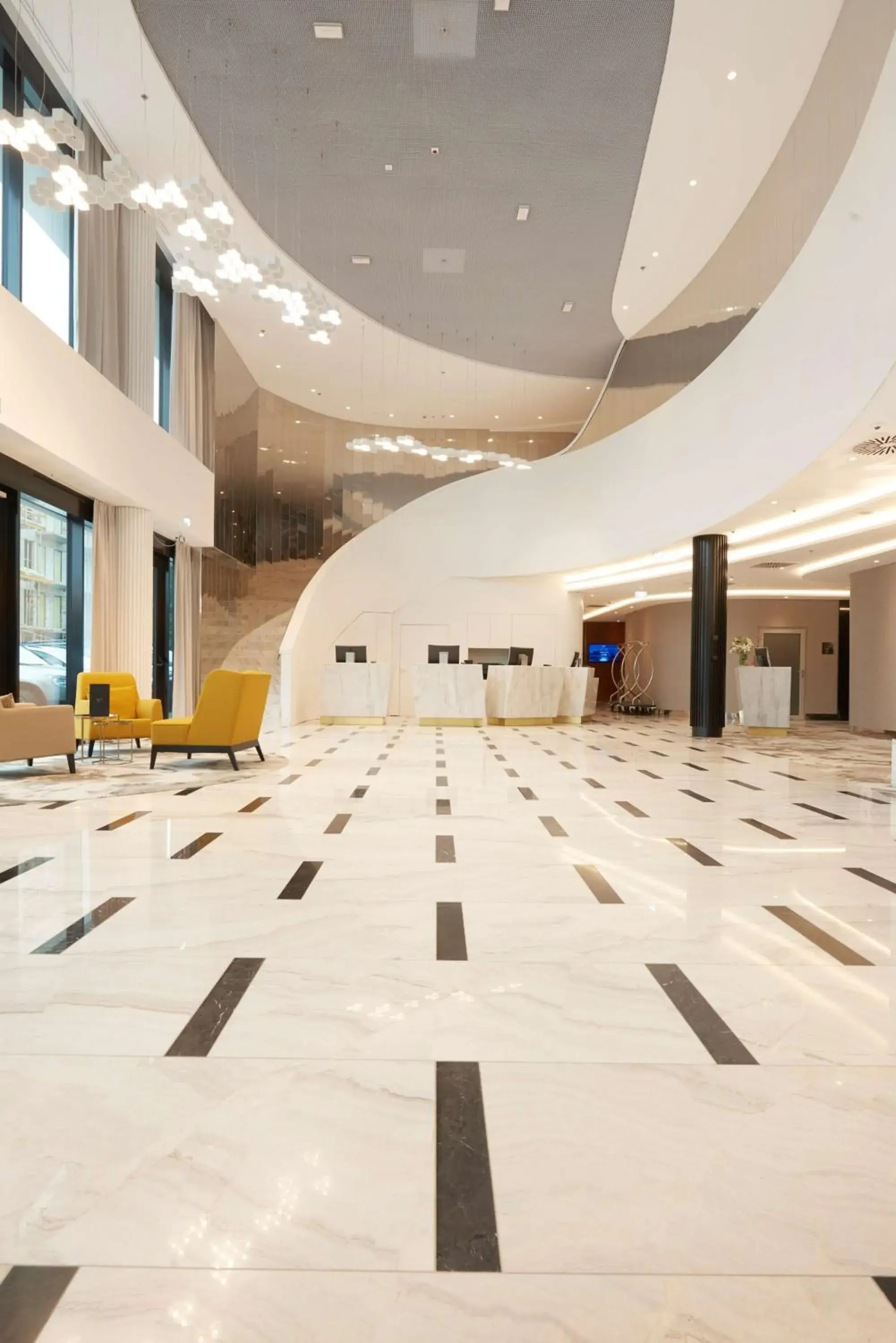 Lobby or reception in Radisson Blu Resort Swinoujscie Lobby or reception in Radisson Blu Resort Swinoujscie