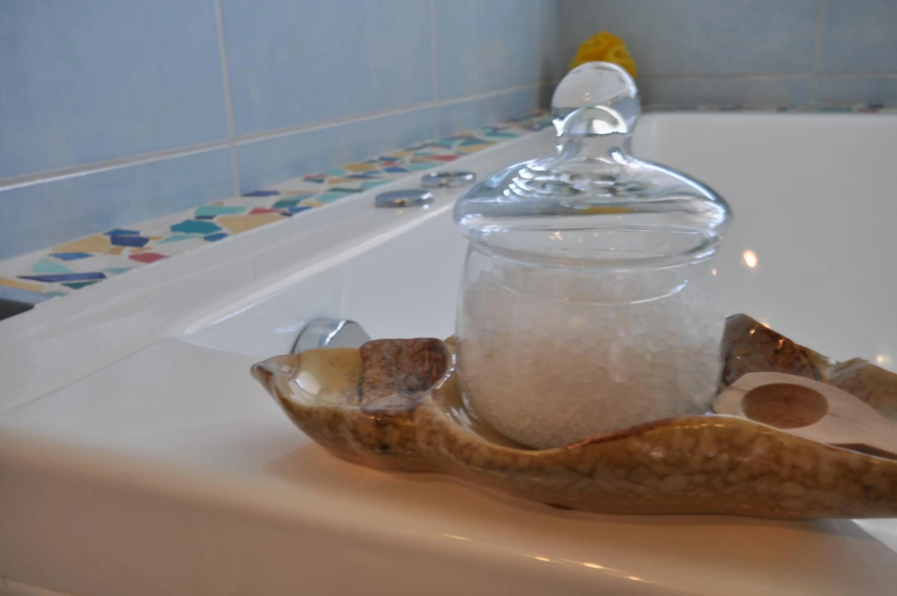 Decorative detail in Hotel Su Giganti