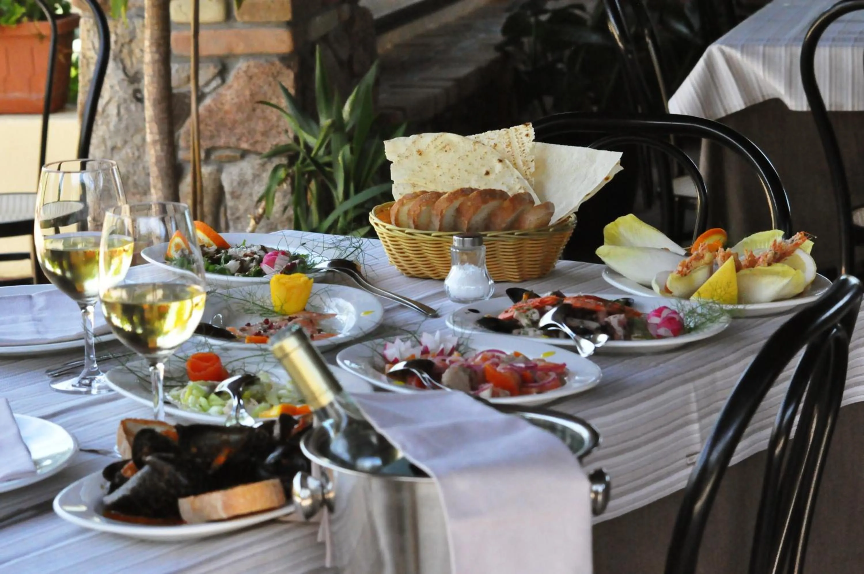 Restaurant/places to eat in Hotel Su Giganti