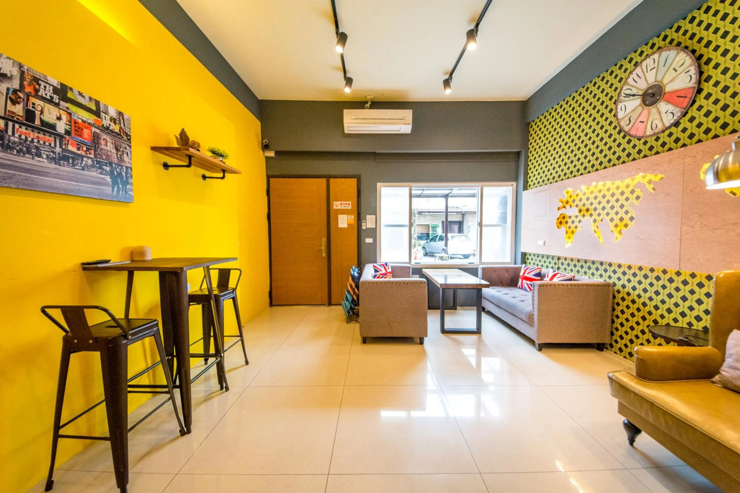 Living room in Tony's house