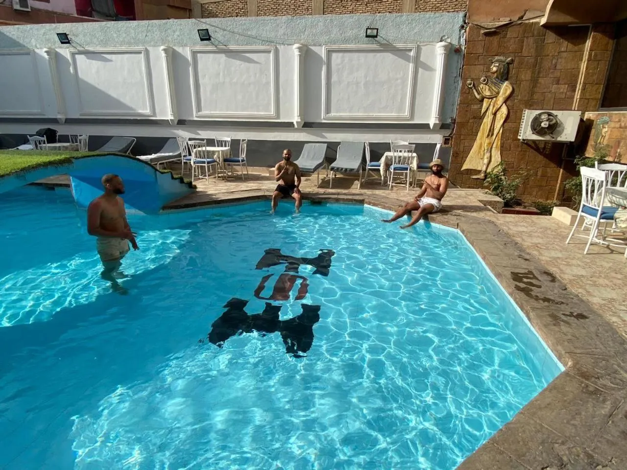 Swimming pool in Shady Hotel Luxor