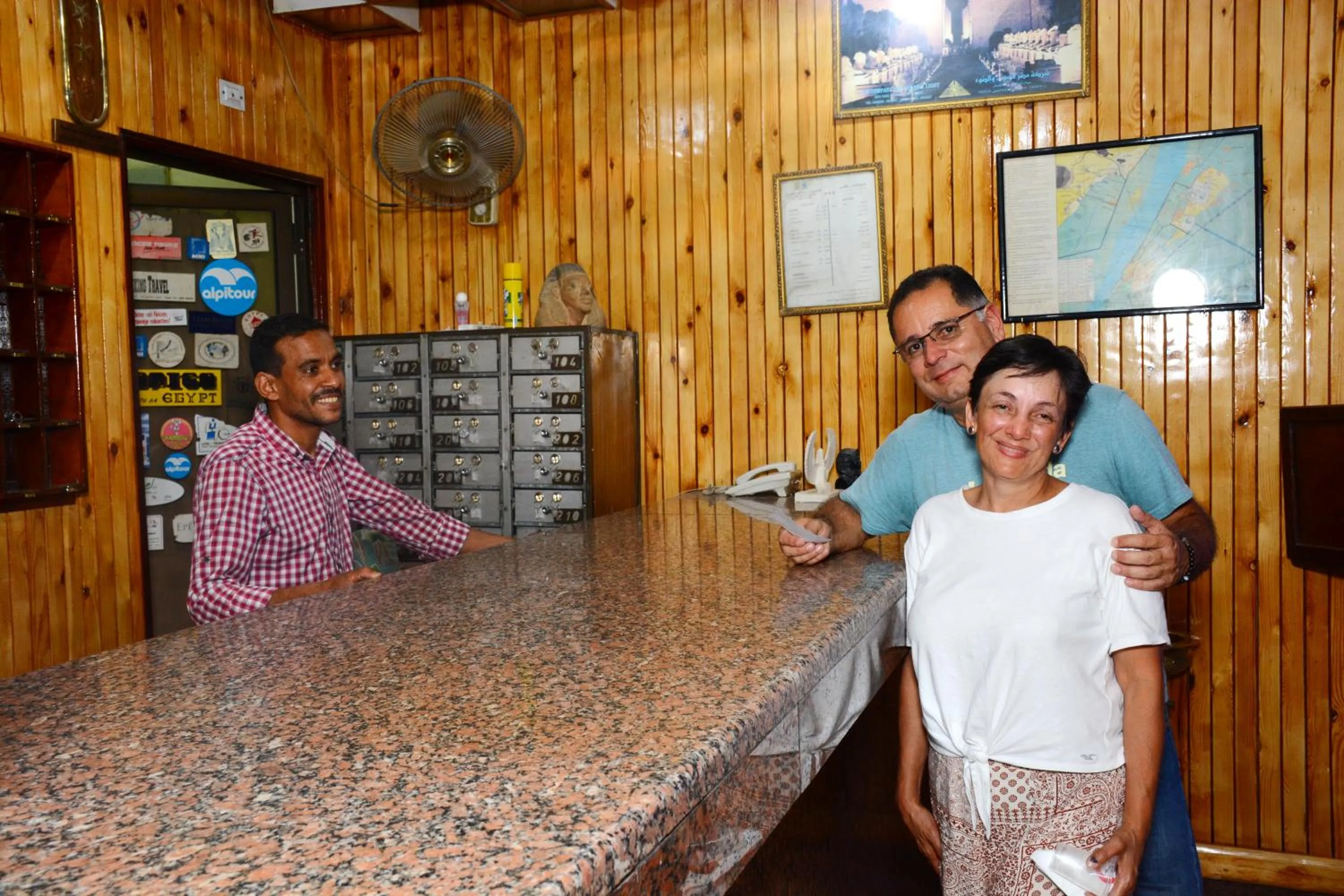 Staff in Shady Hotel Luxor
