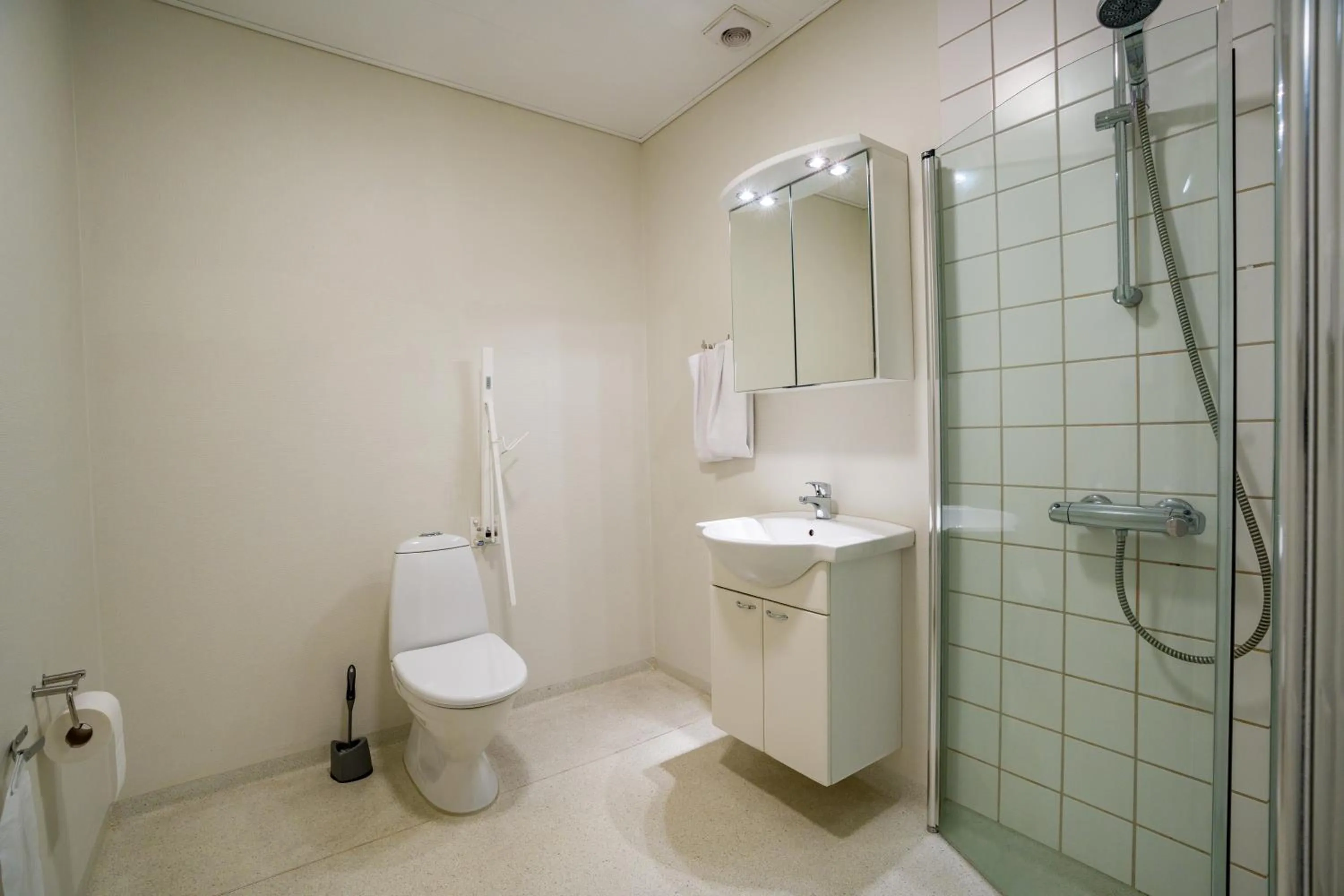 Shower in Hotel Hedemarken