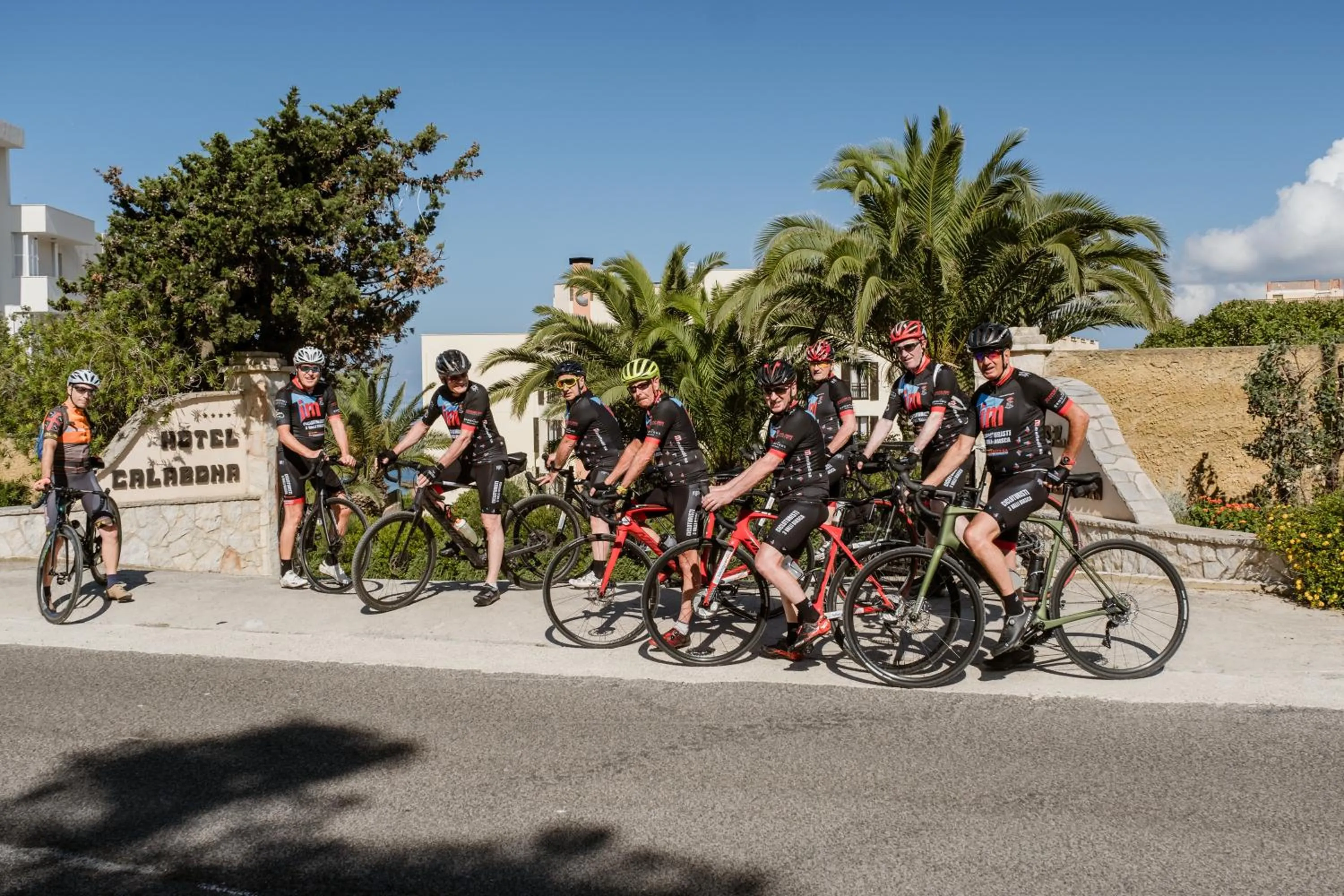 group of guests in Hotel Calabona