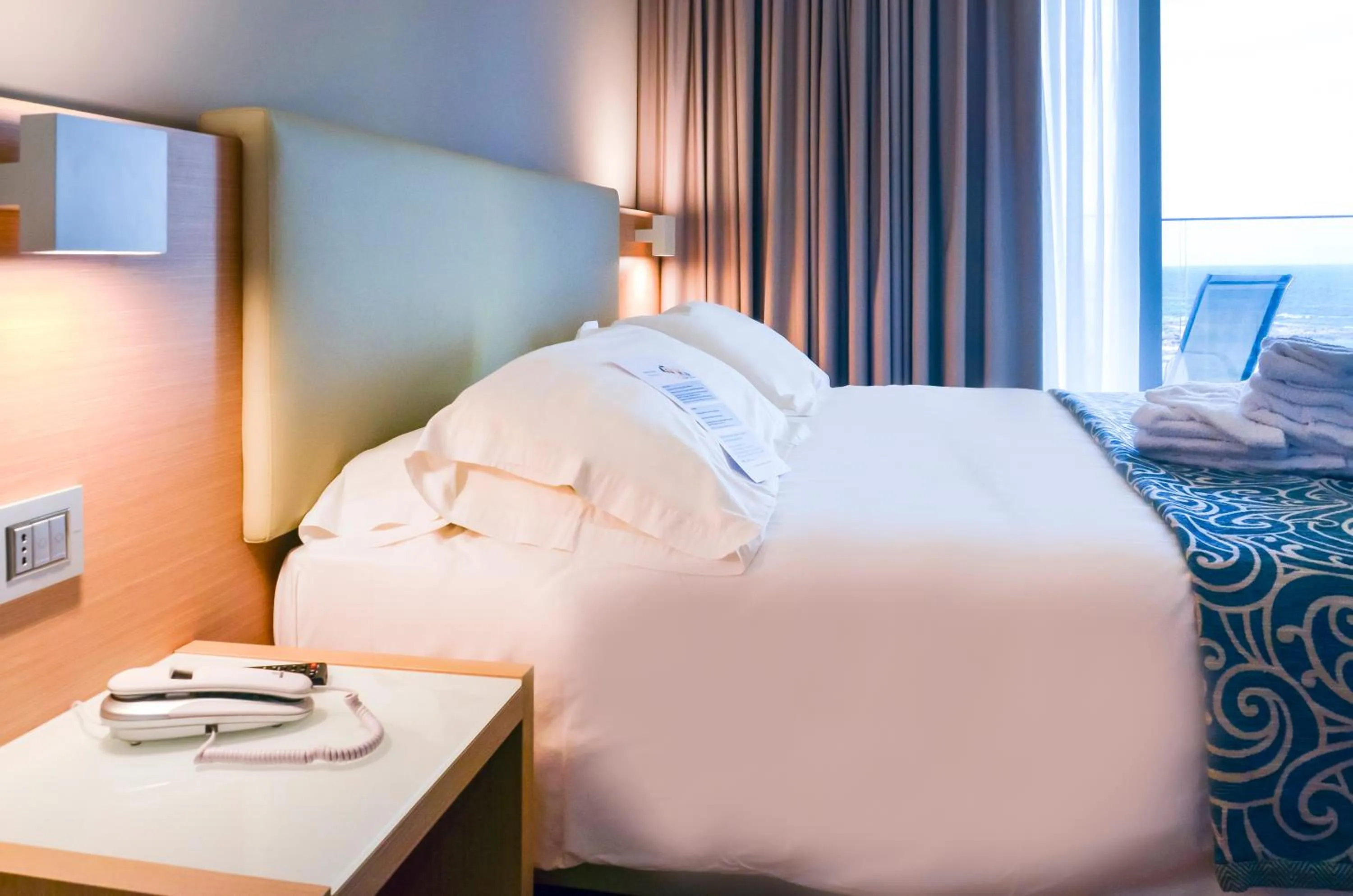 Bed in Hotel Calabona