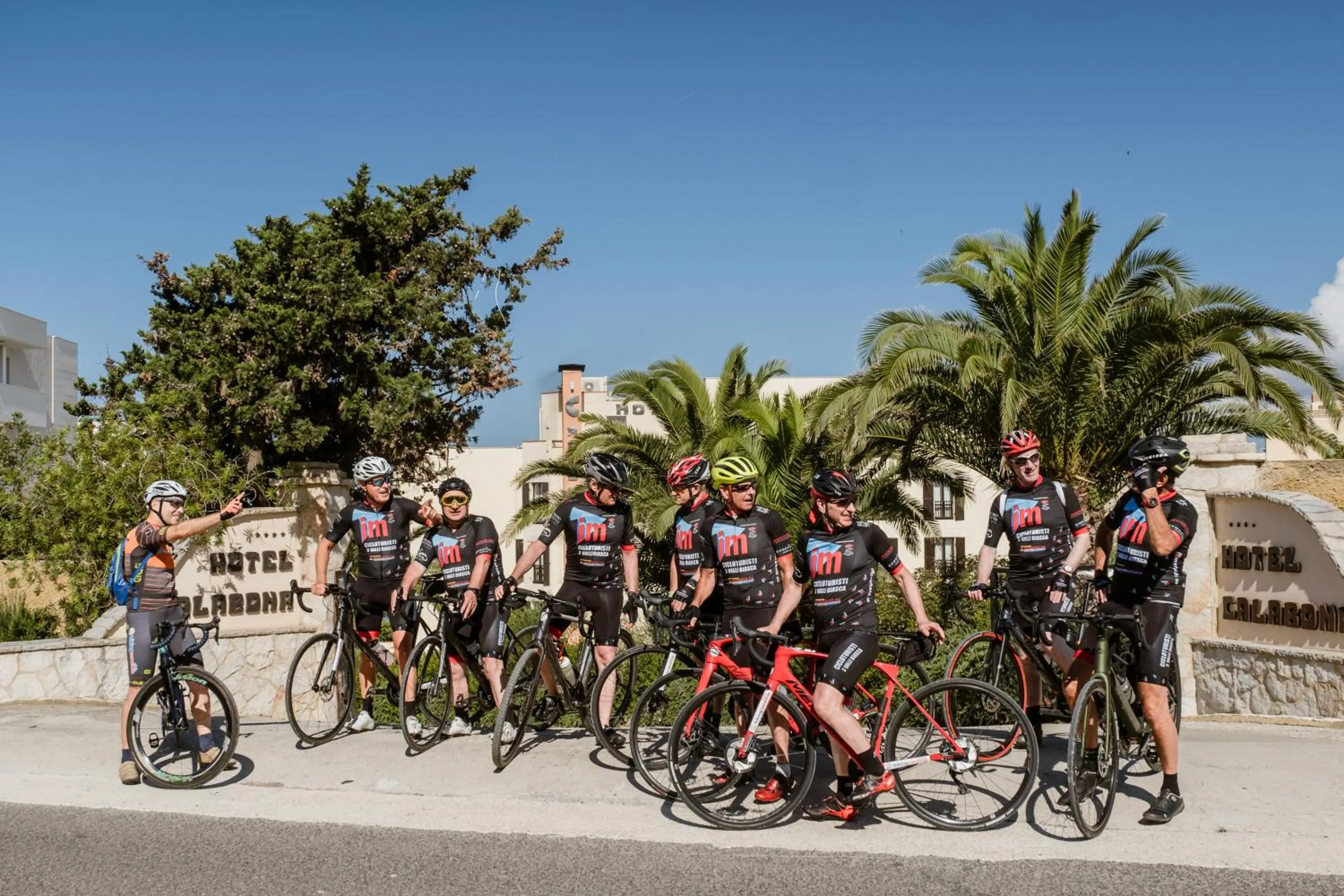 group of guests in Hotel Calabona