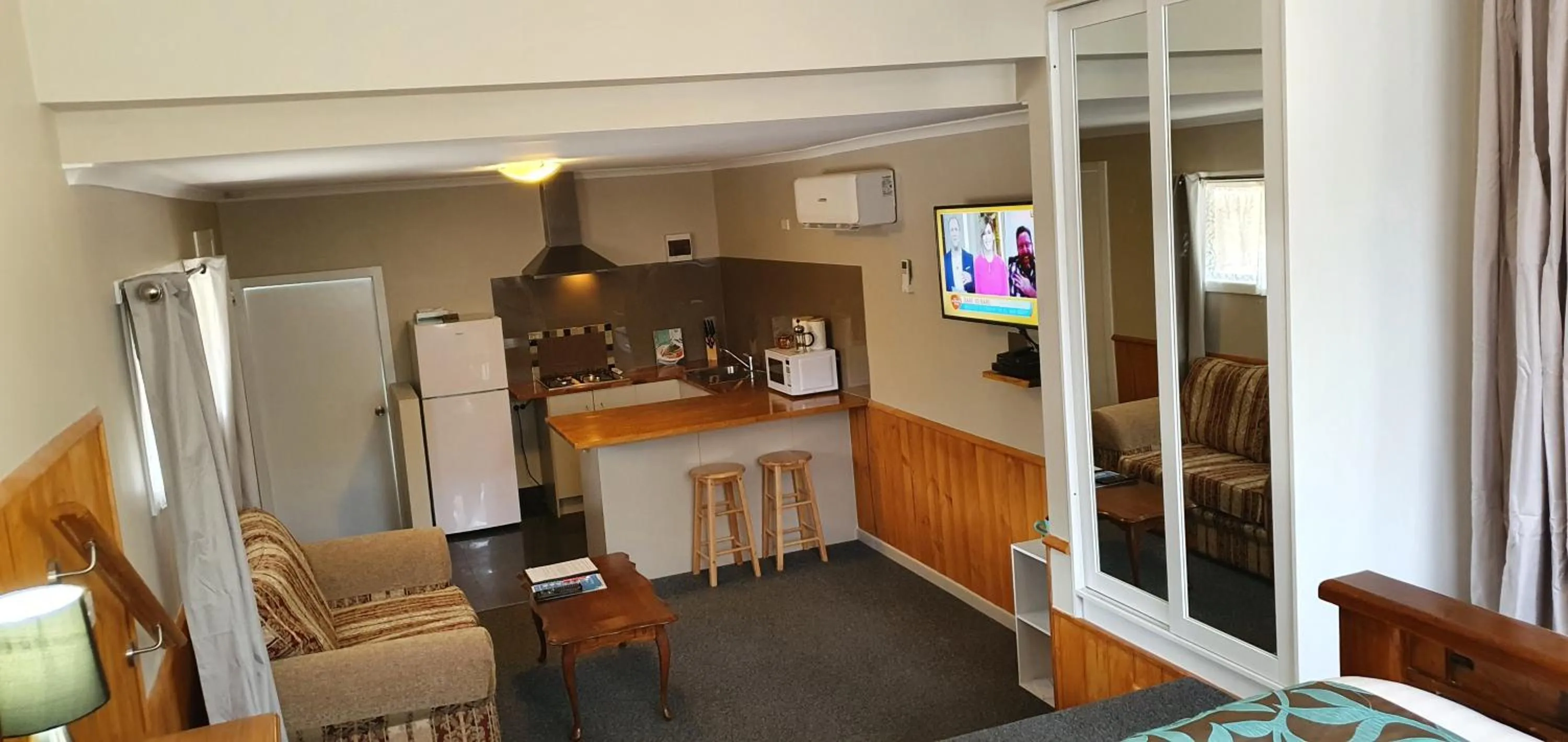 Seating area in Cradle Alpine Retreat