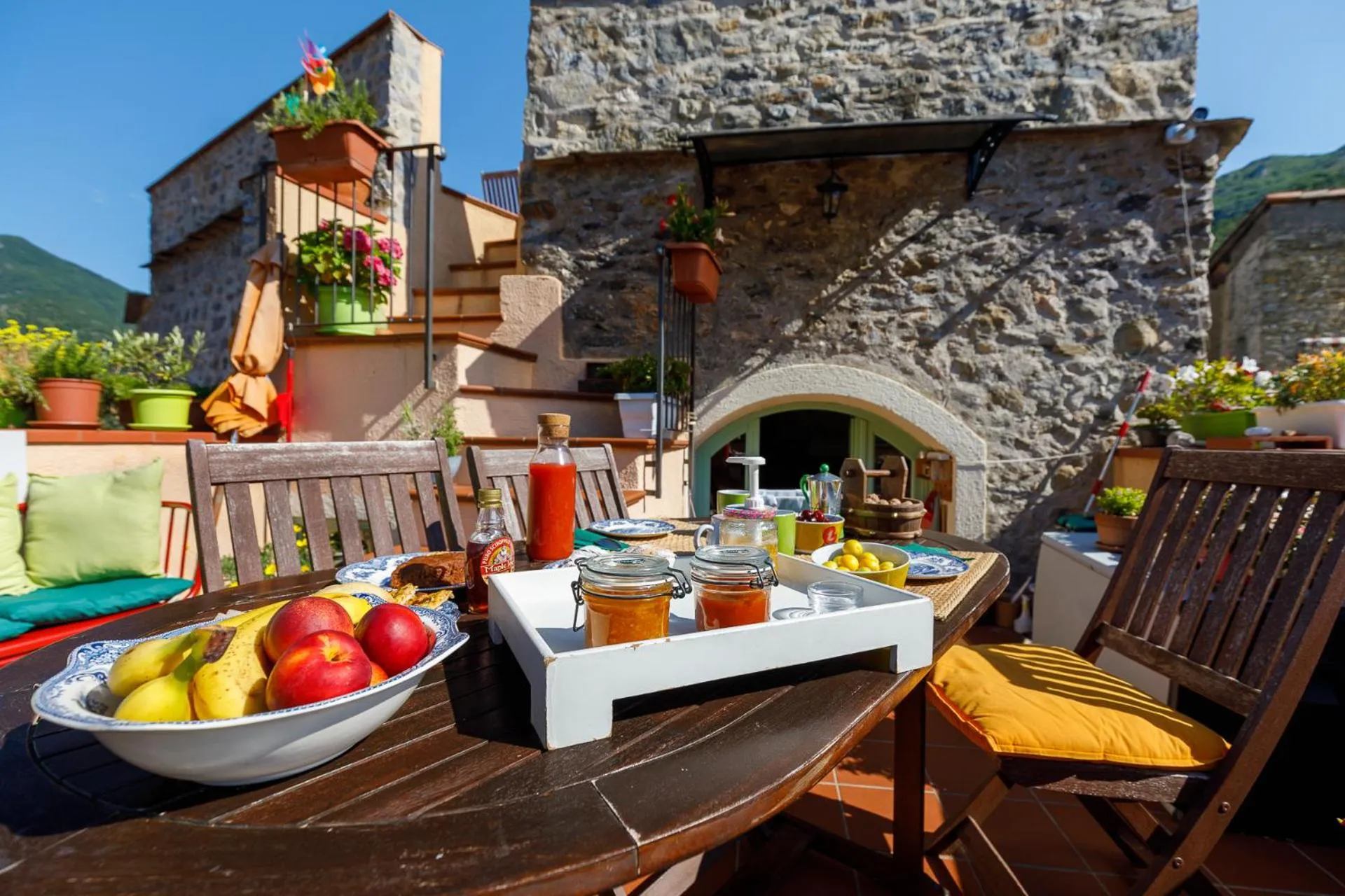 Balcony/Terrace in Arvé Castelbianco - B&B e Appartamento