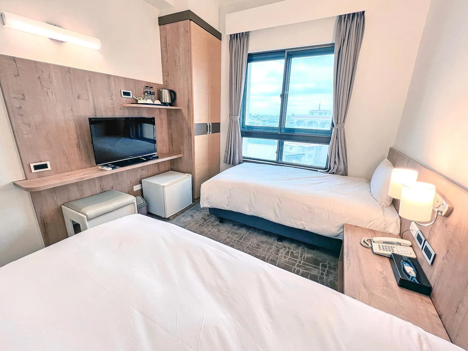 Bed in Foung Kou Hotel