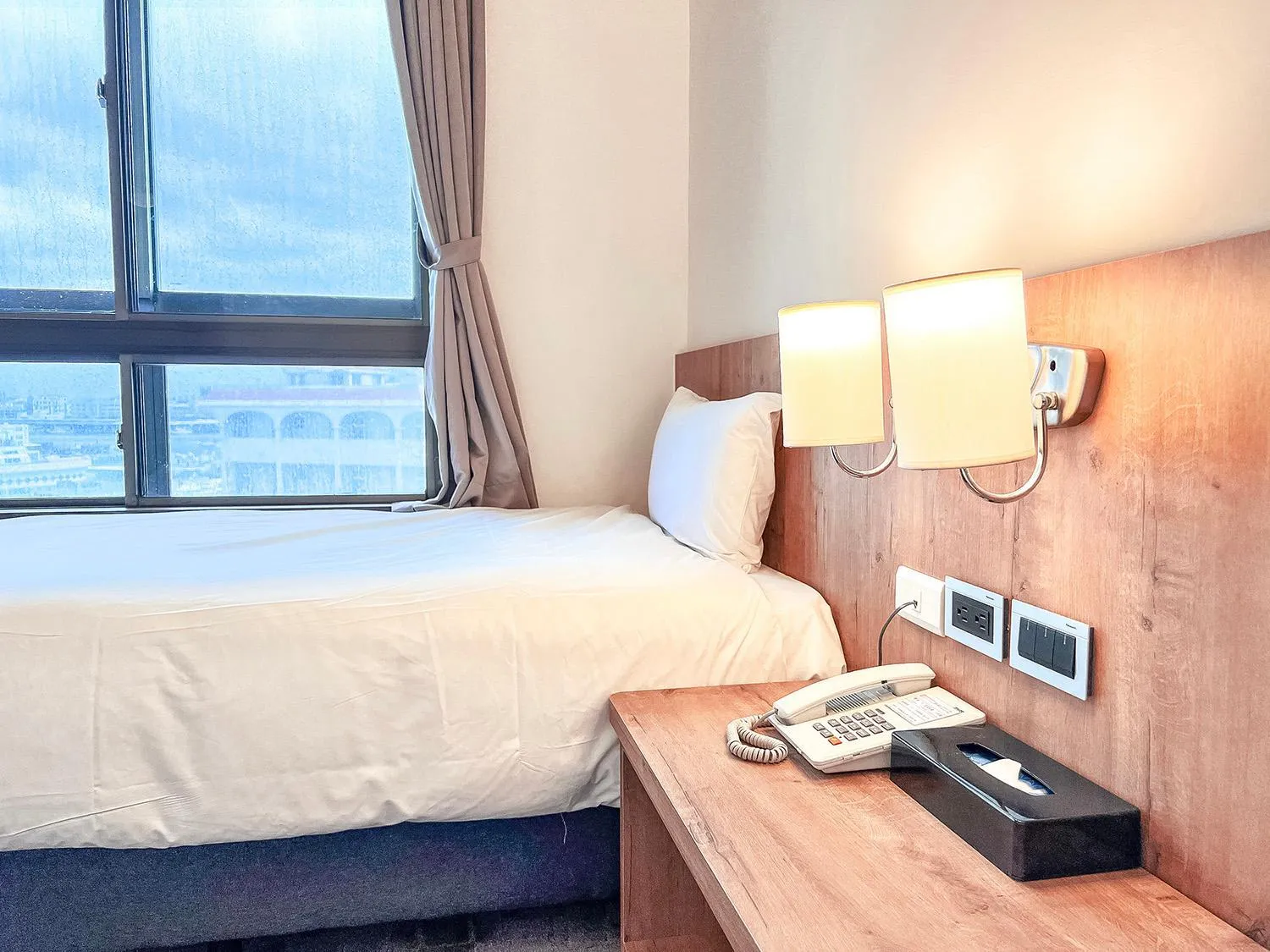 Bed in Foung Kou Hotel