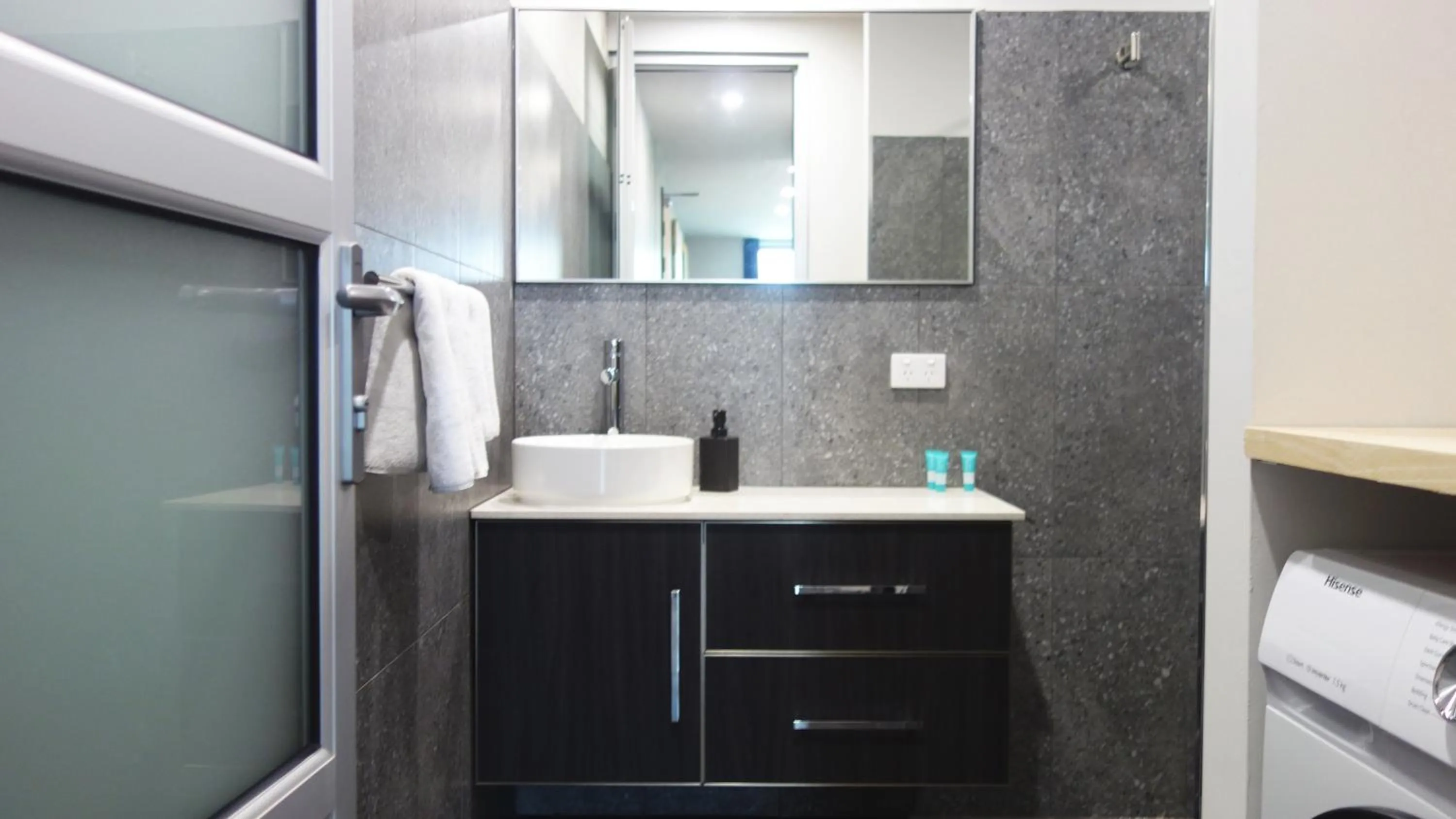 Bathroom in Semaphore Splash Apartments