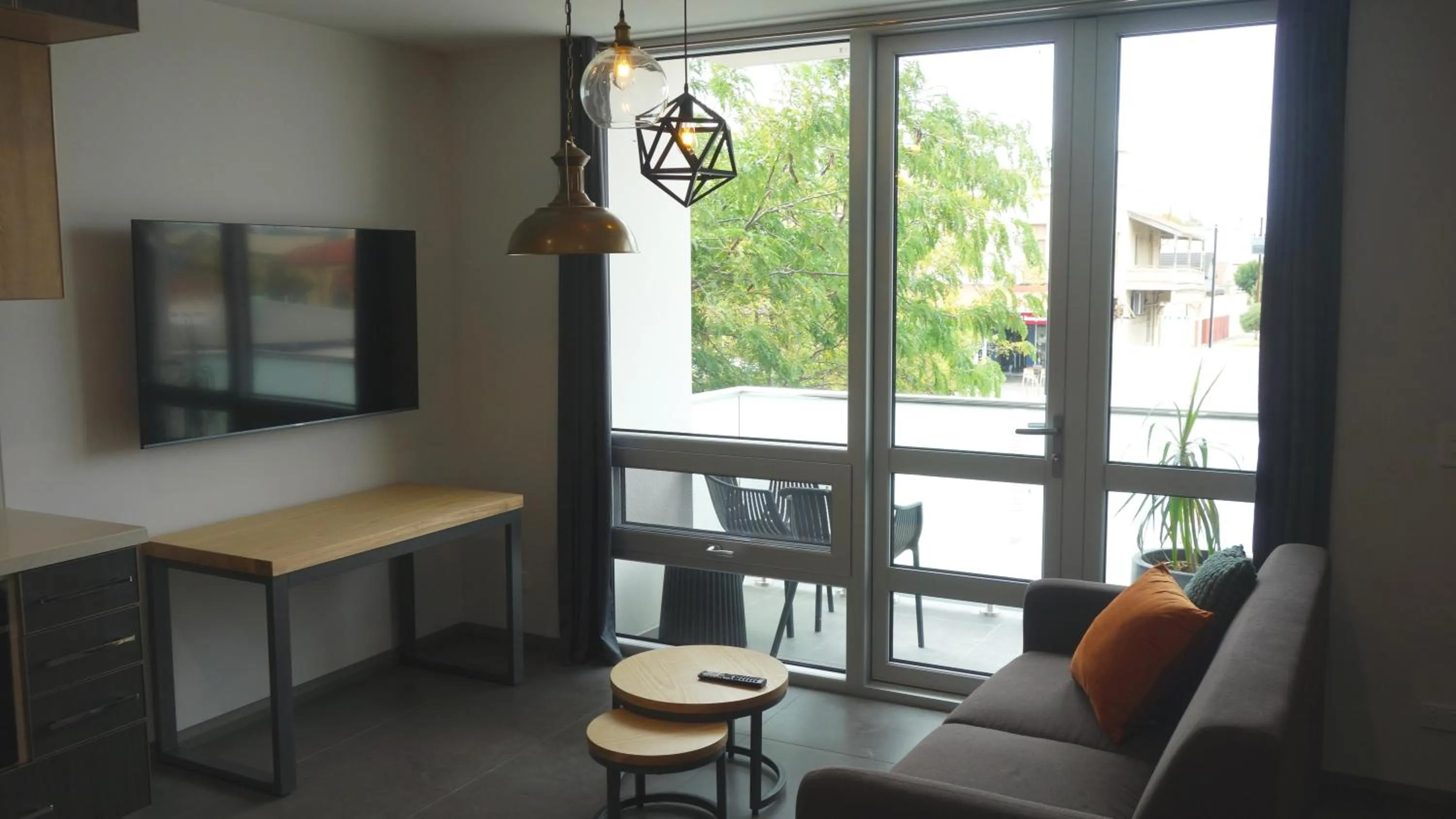 Seating area in Semaphore Splash Apartments