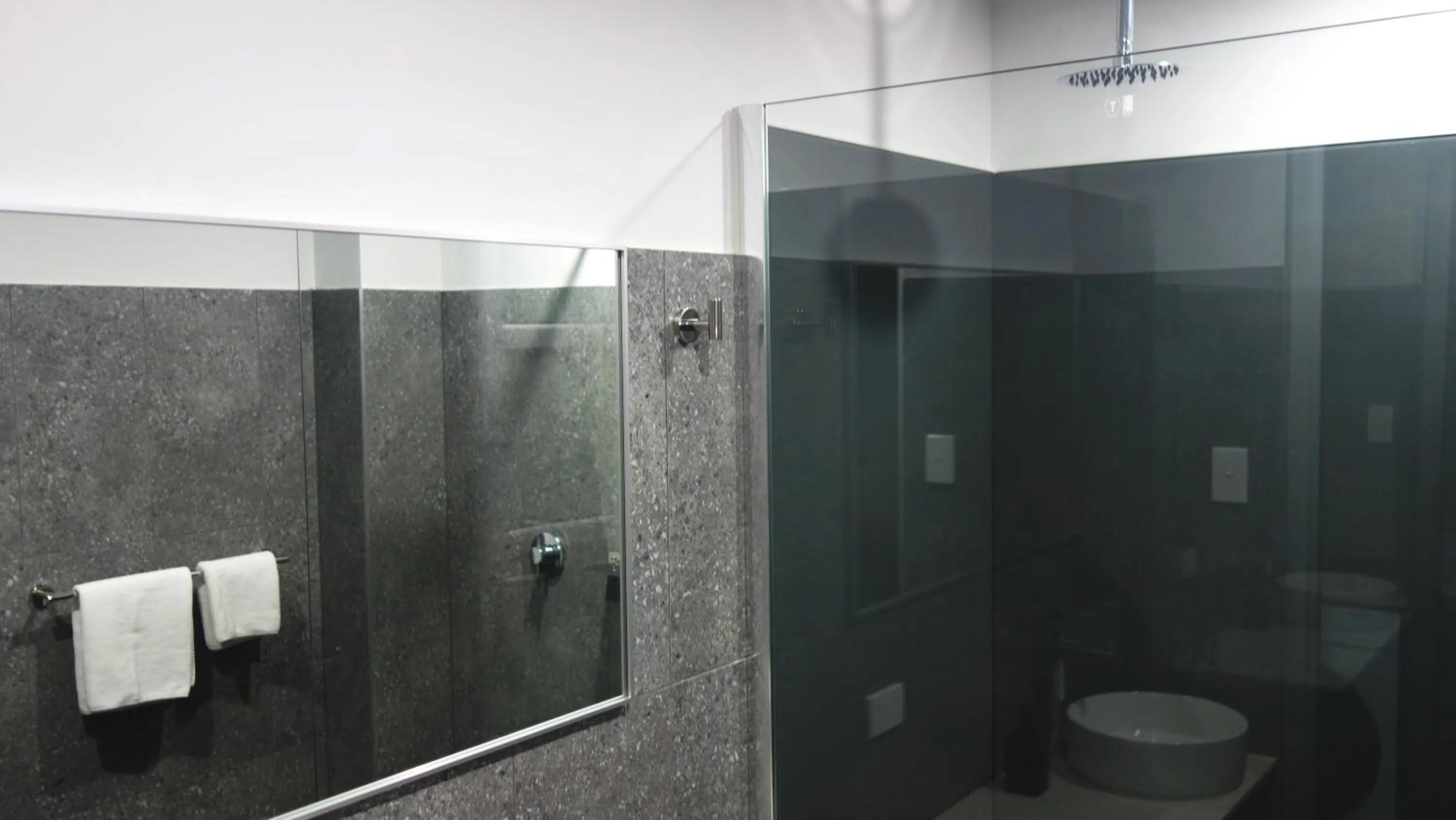 Shower in Semaphore Splash Apartments