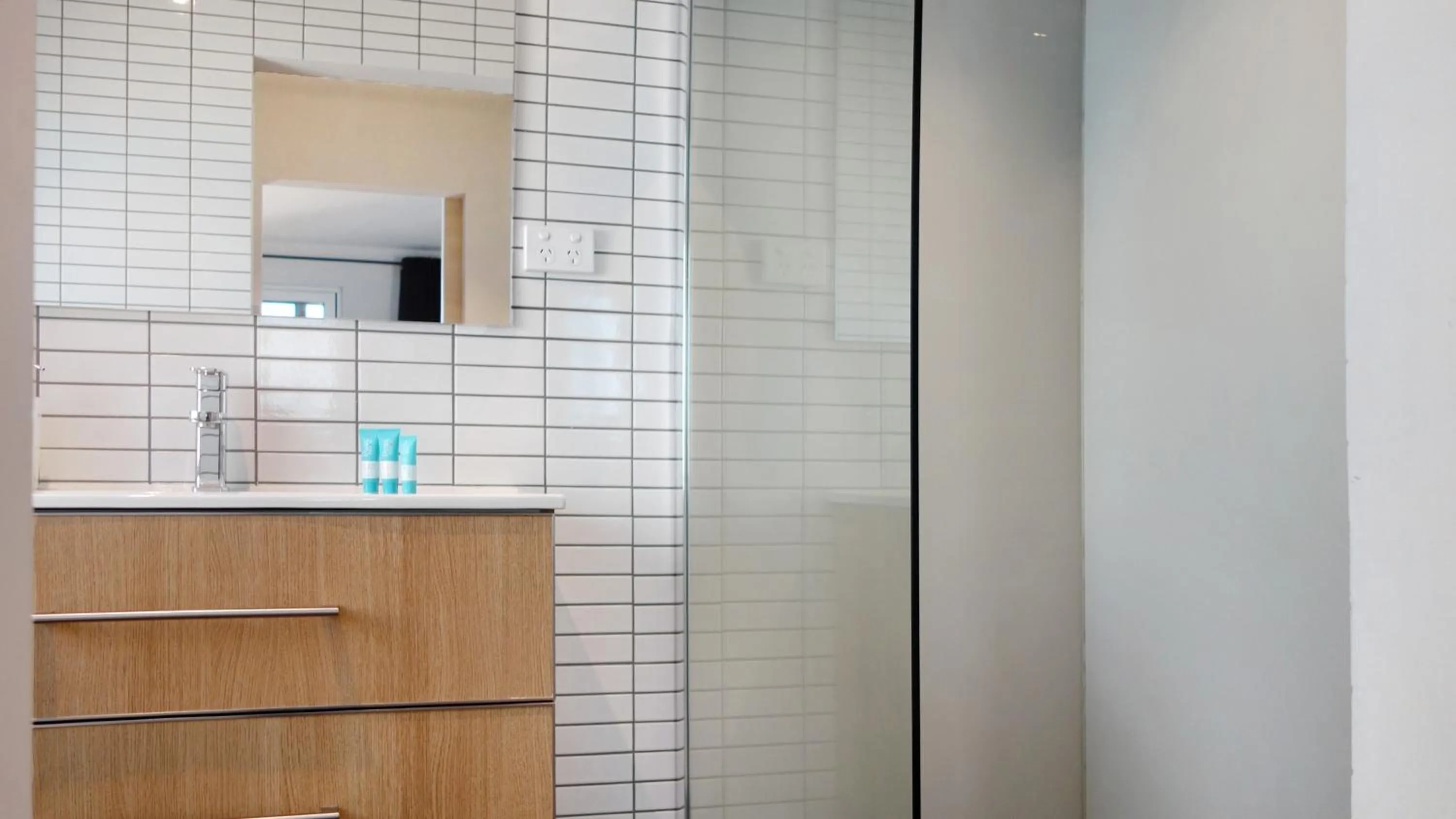 Bathroom in Semaphore Splash Apartments