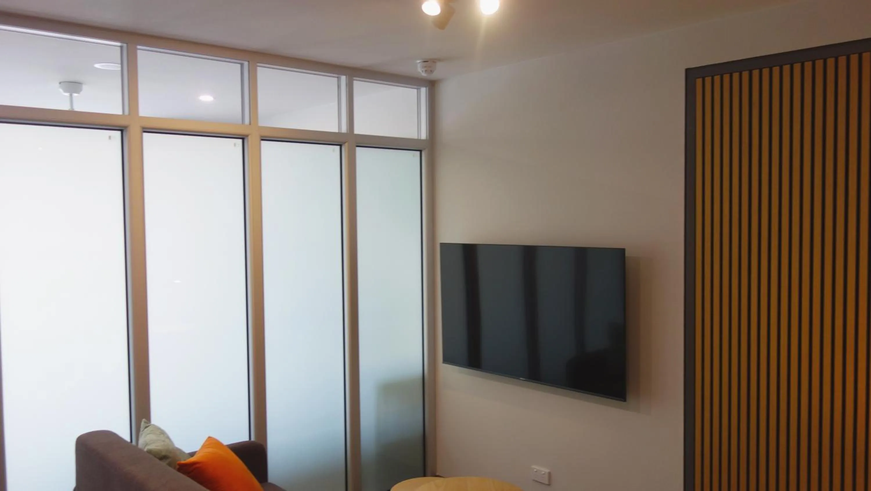 Living room in Semaphore Splash Apartments