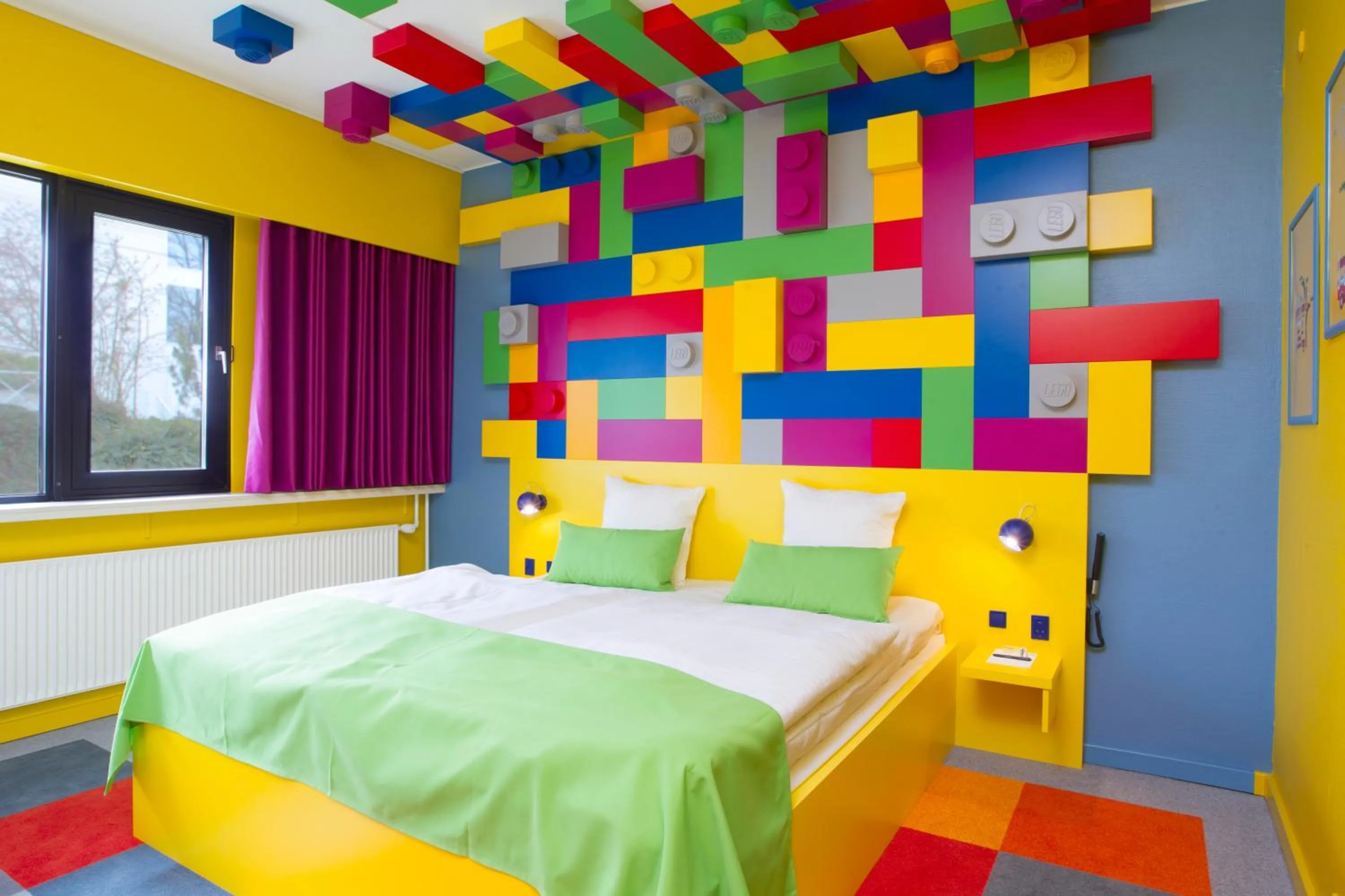 Bedroom, Bed in Hotel Legoland