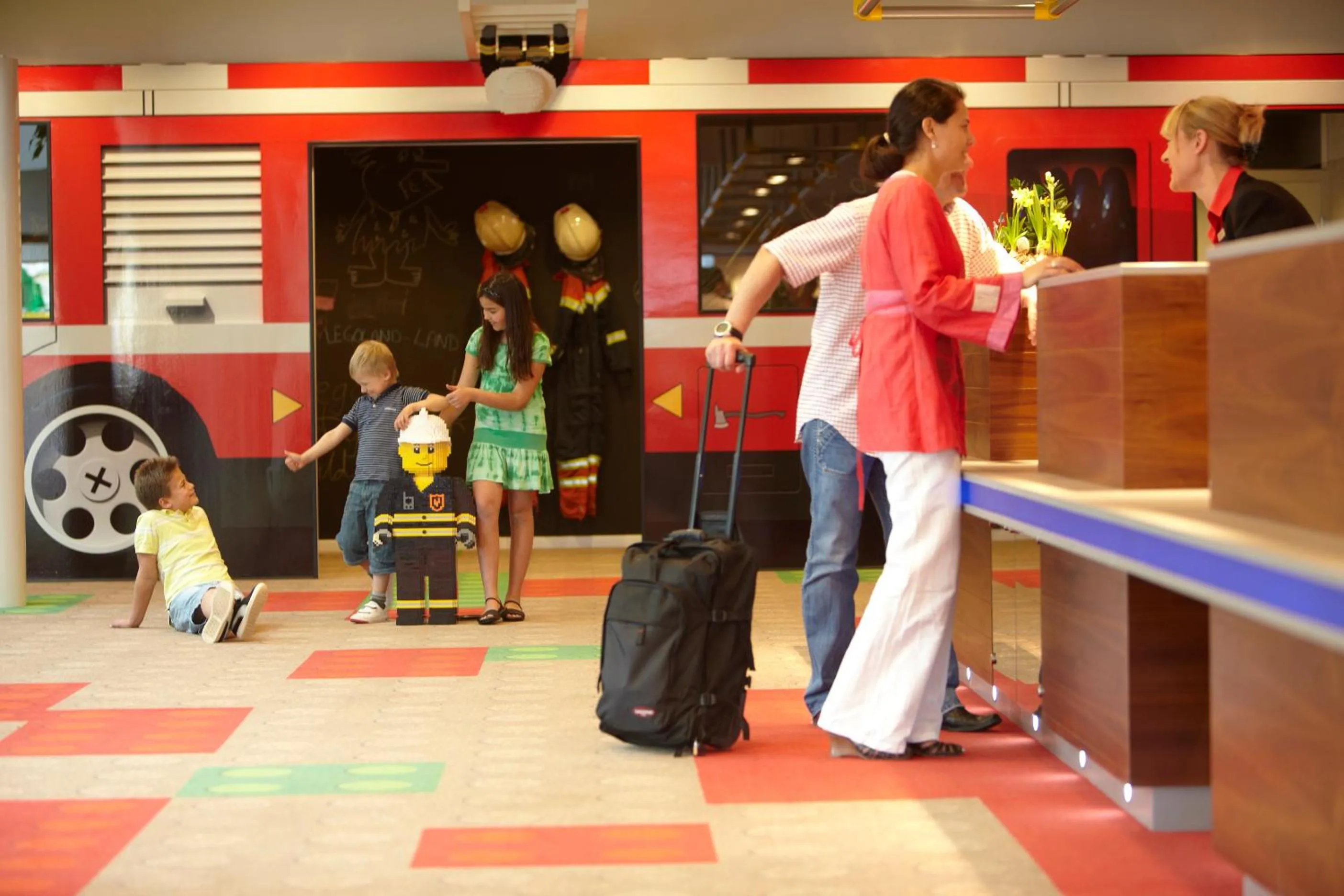 People in Hotel Legoland