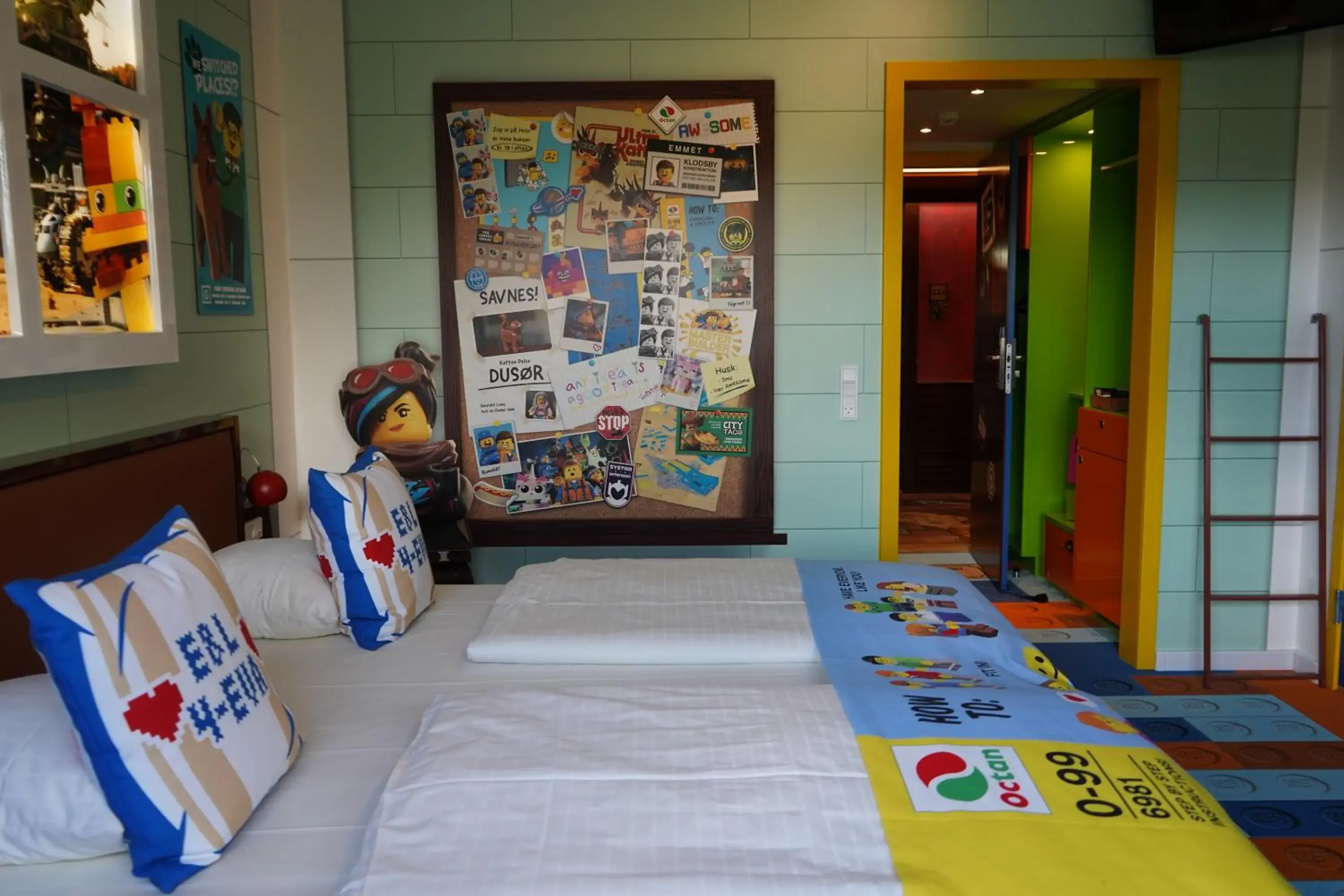 Decorative detail, Bed in Hotel Legoland Decorative detail, Bed in Hotel Legoland