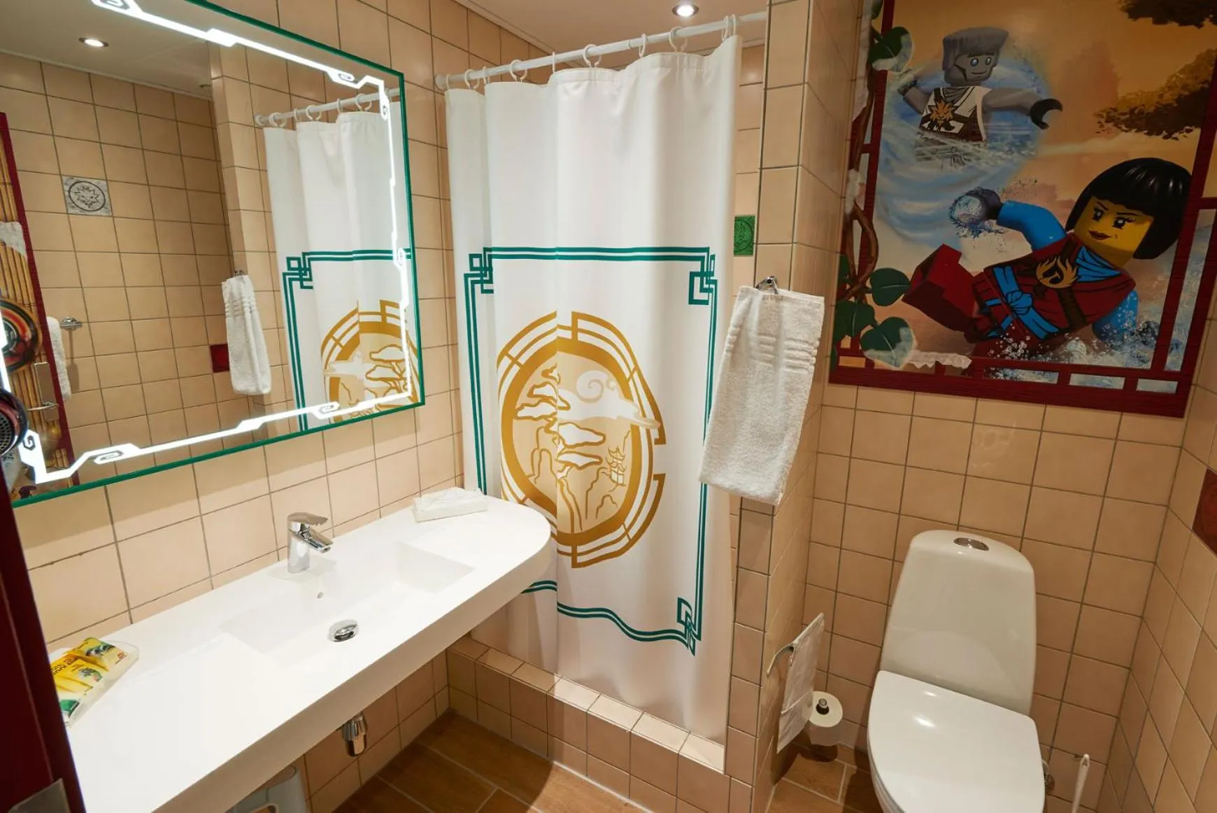 Shower in Hotel Legoland
