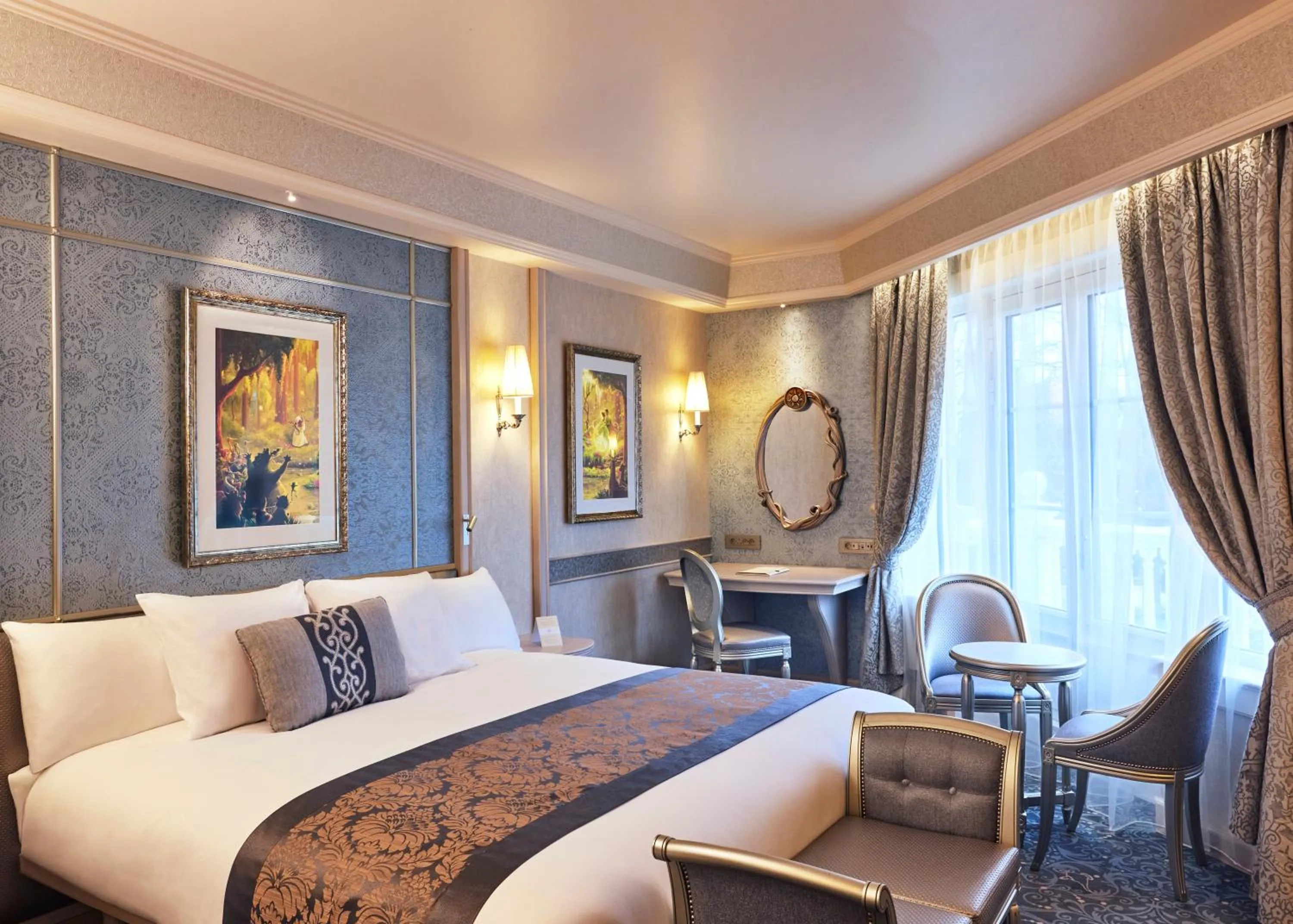 View (from property/room), Bed in Disneyland® Hotel