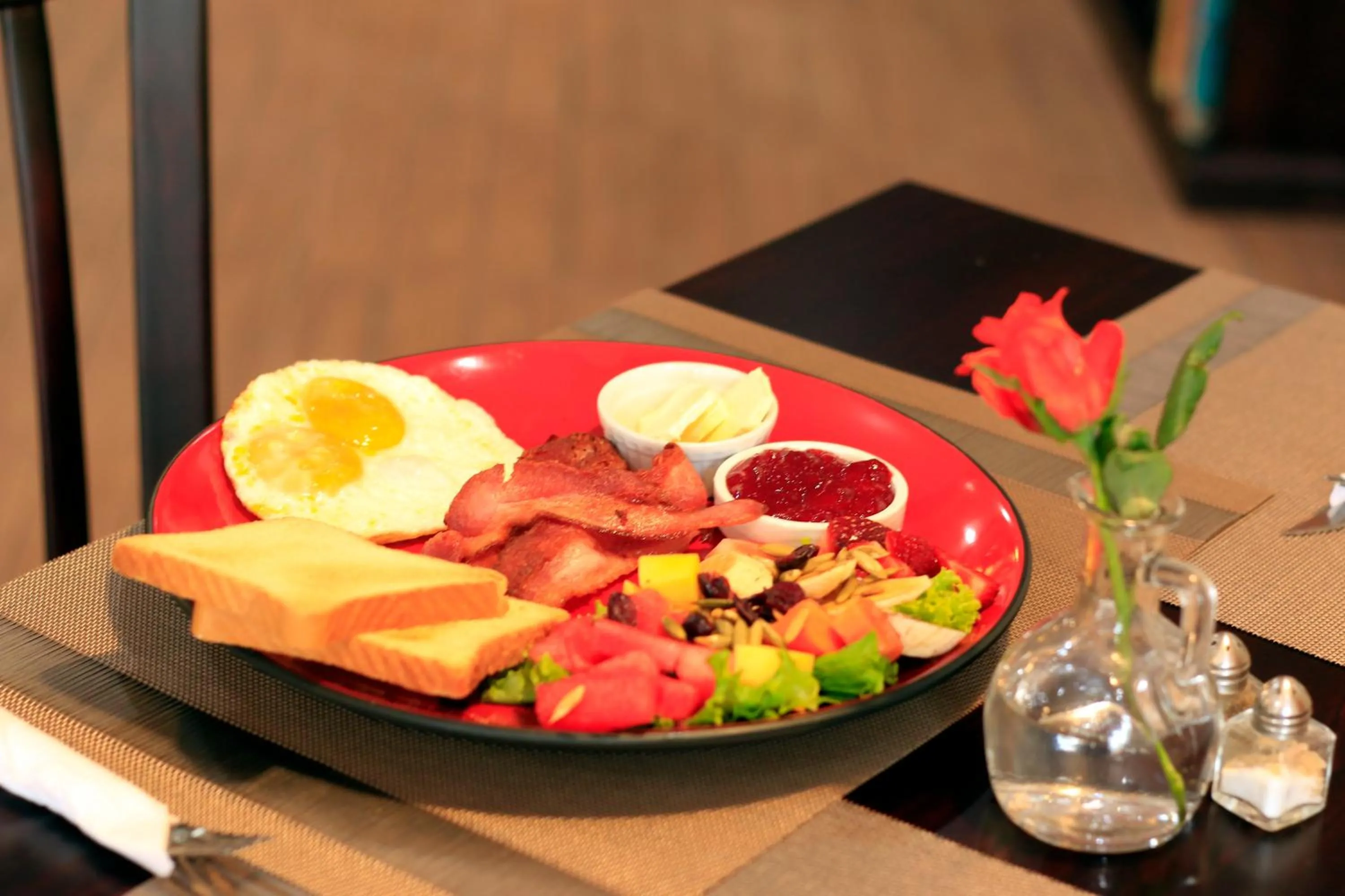 Breakfast in El Delfin Hotel y Restaurante