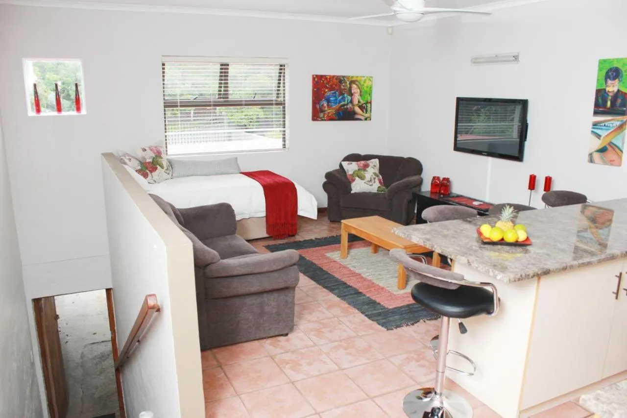 Living room in At One Lodge
