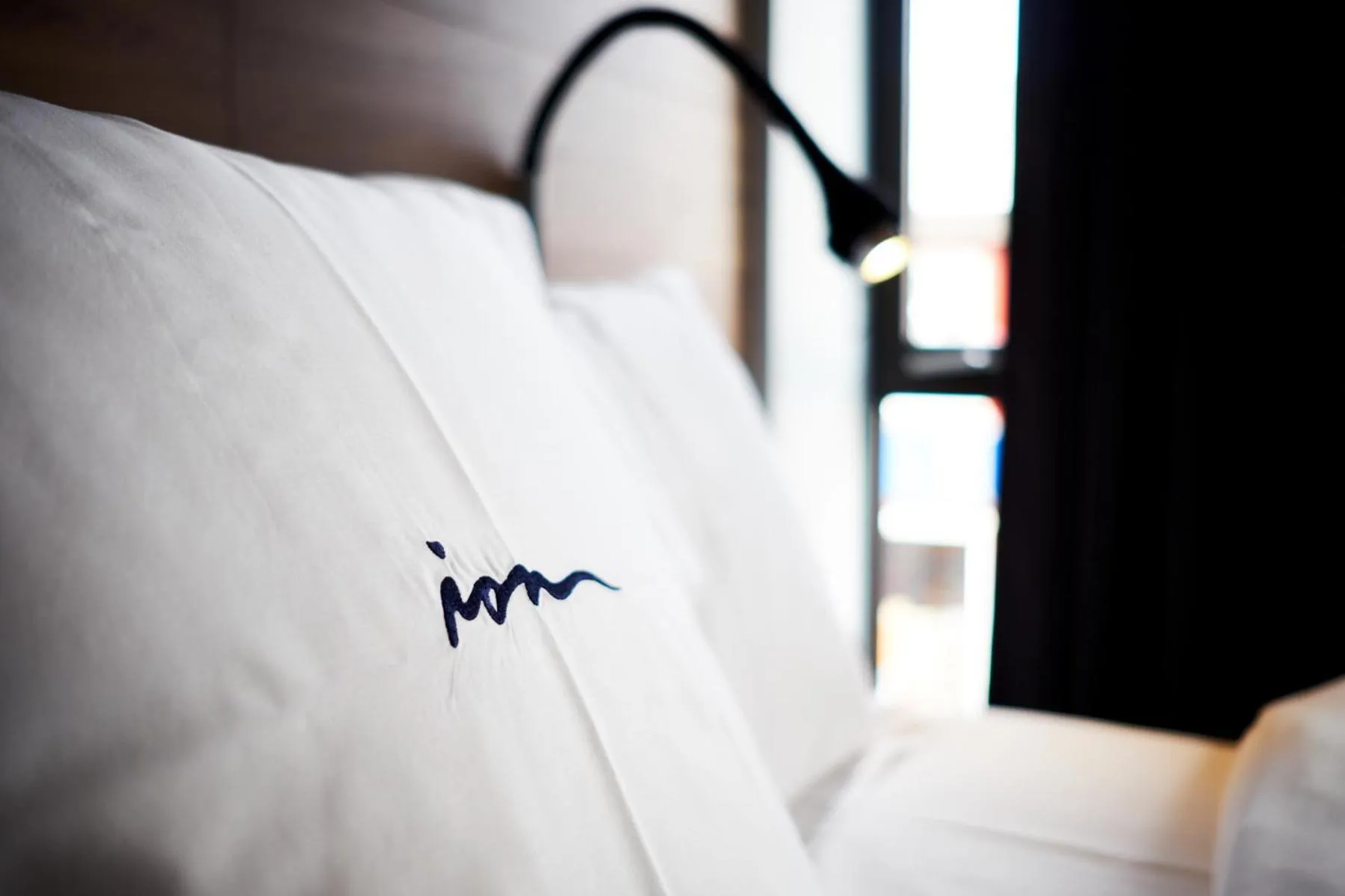 Decorative detail, Bed in ION City Hotel, Reykjavik, a Member of Design Hotels